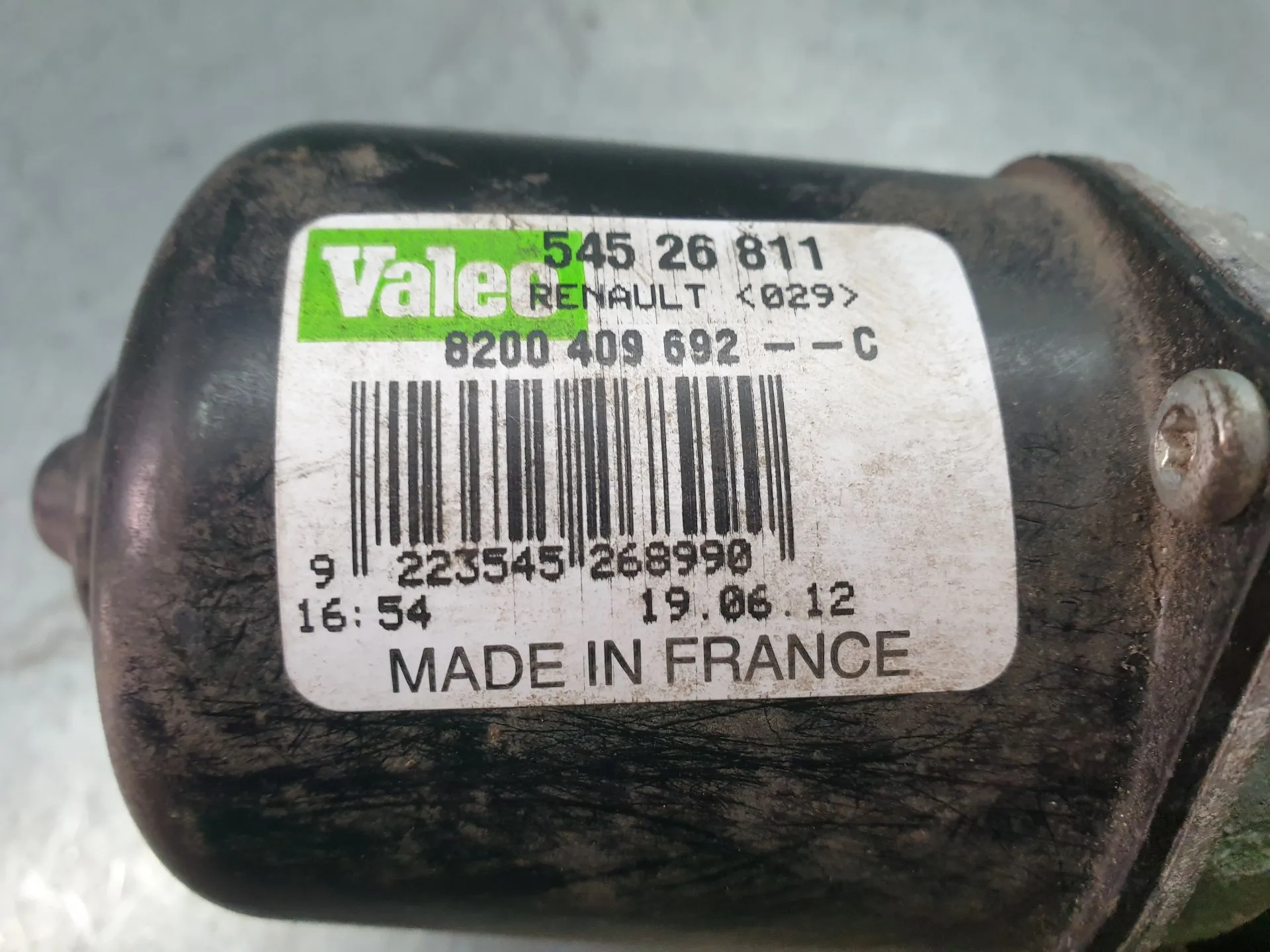 Essuie-glace moteur avant RENAULT Kangoo Express (FW0/1_) Imagem-4