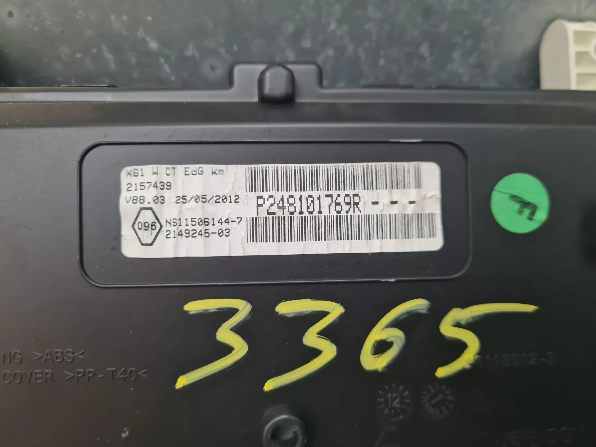 Quadrante / painel de instrumentos RENAULT Kangoo Express (FW0/1_) Imagem-7