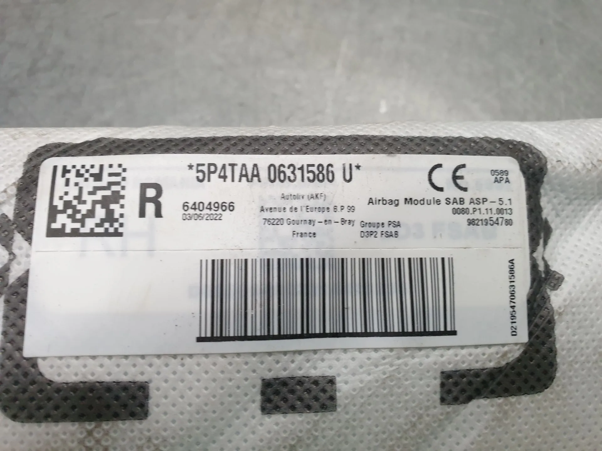 Airbag Destro PEUGEOT 208 II Imagem-3