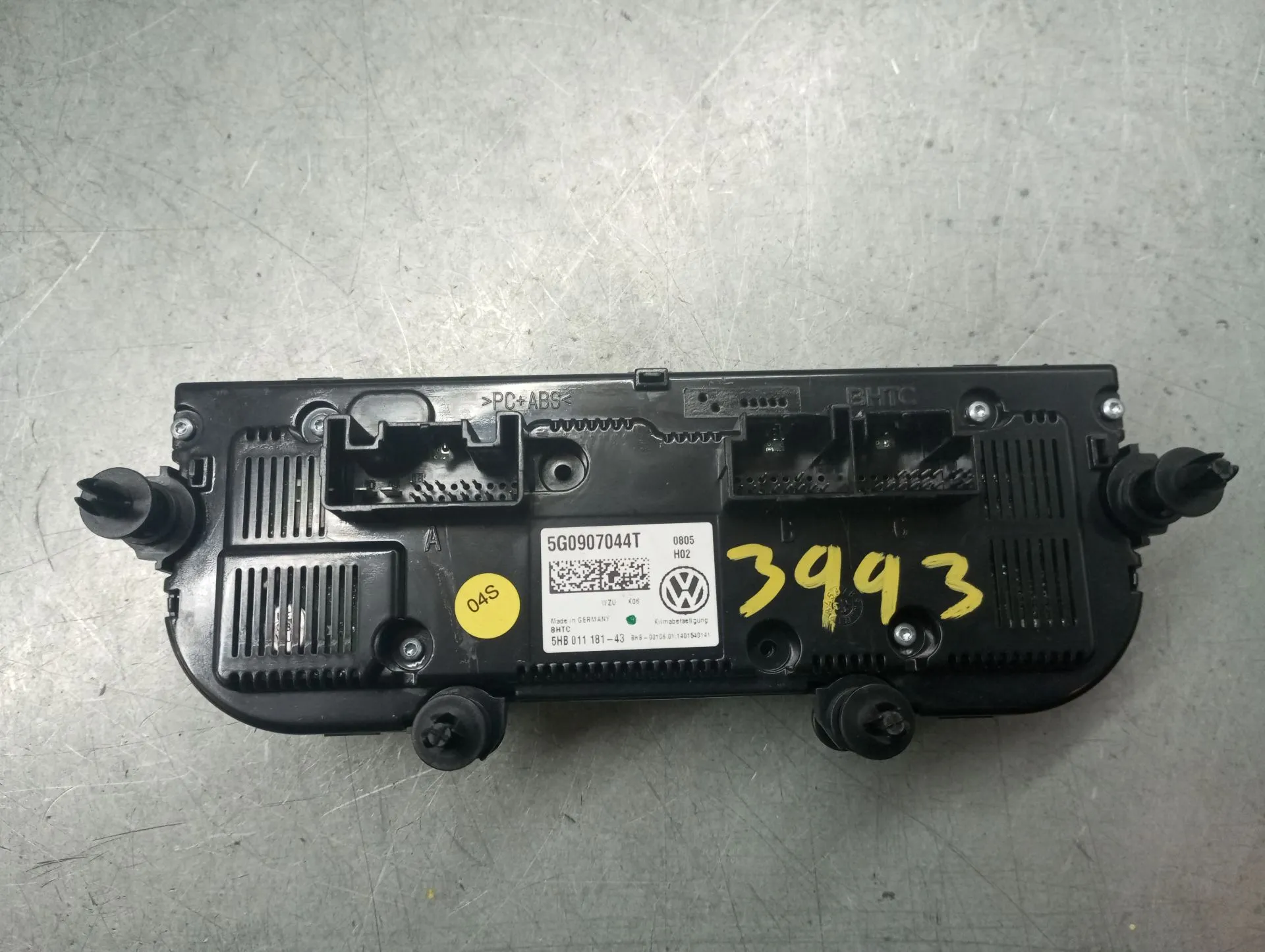 Climate control VOLKSWAGEN Golf VII (5G1, BQ1, BE1, BE2) Imagem-2