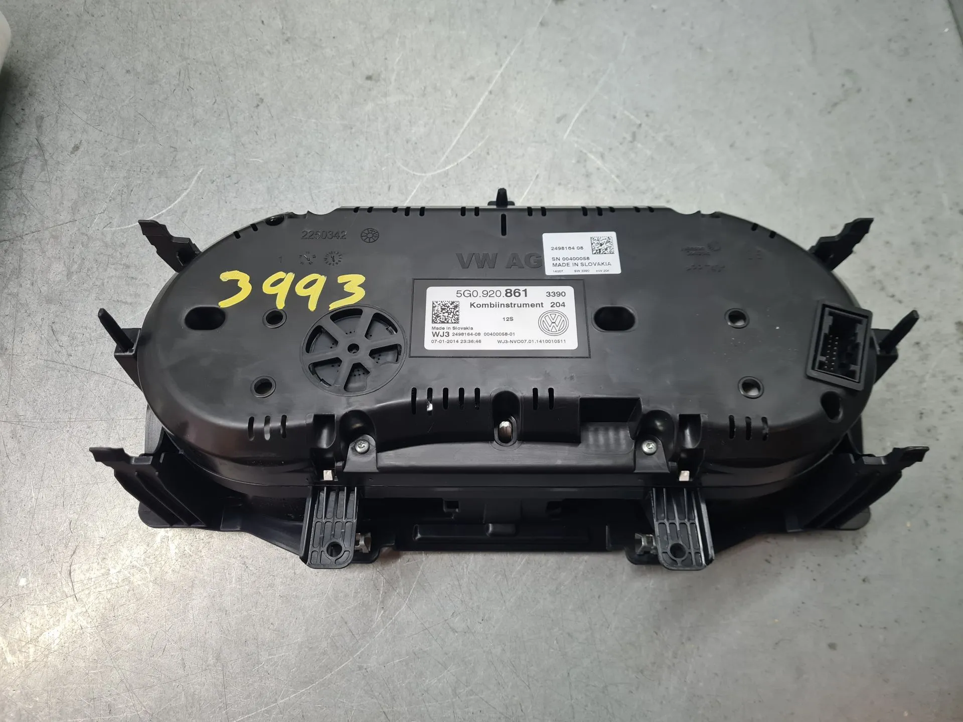 Quadrante / painel de instrumentos VOLKSWAGEN Golf VII (5G1, BQ1, BE1, BE2) Imagem-5