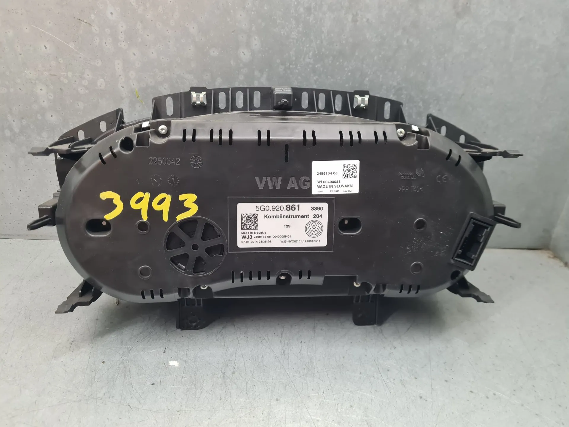 Quadrante / painel de instrumentos VOLKSWAGEN Golf VII (5G1, BQ1, BE1, BE2) Imagem-4