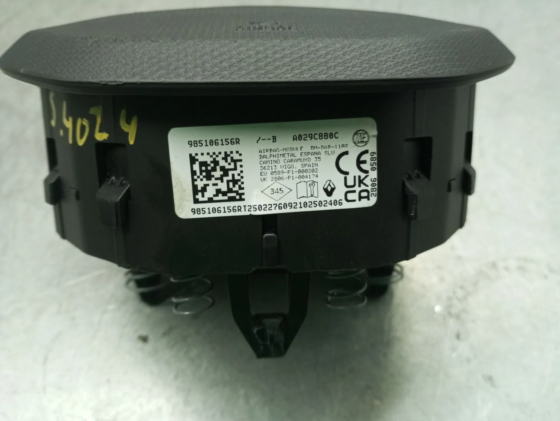 Airbag du Volant RENAULT Symbioz Imagem-2