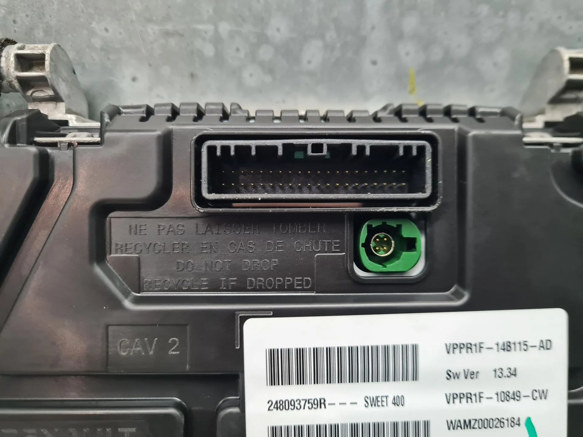 Instrument cluster RENAULT Symbioz Imagem-7