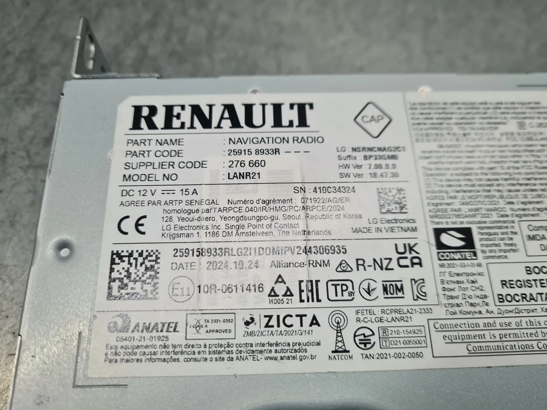 Car radio RENAULT Symbioz Imagem-4