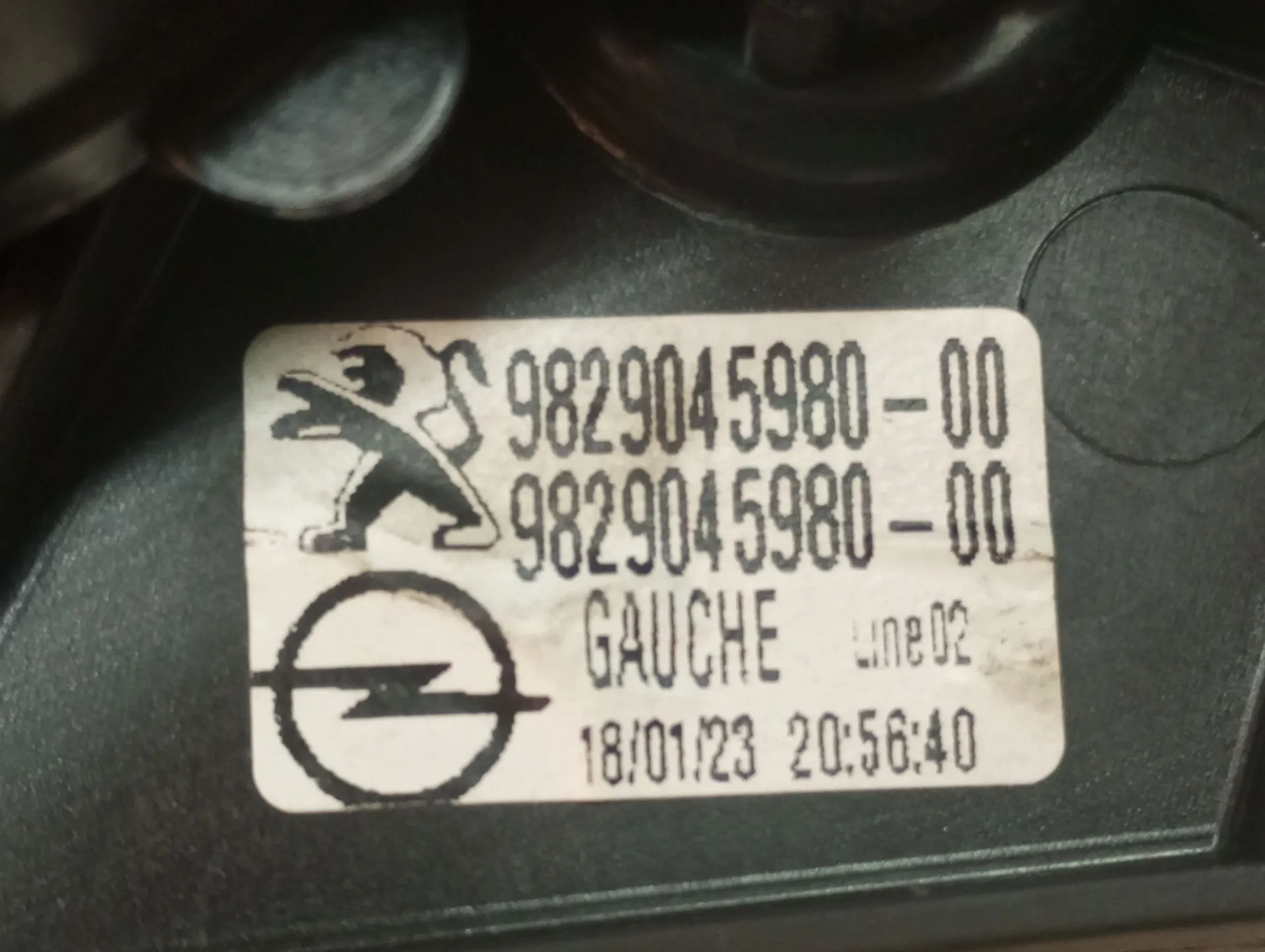 Left rear window regulator PEUGEOT 208 II Imagem-2