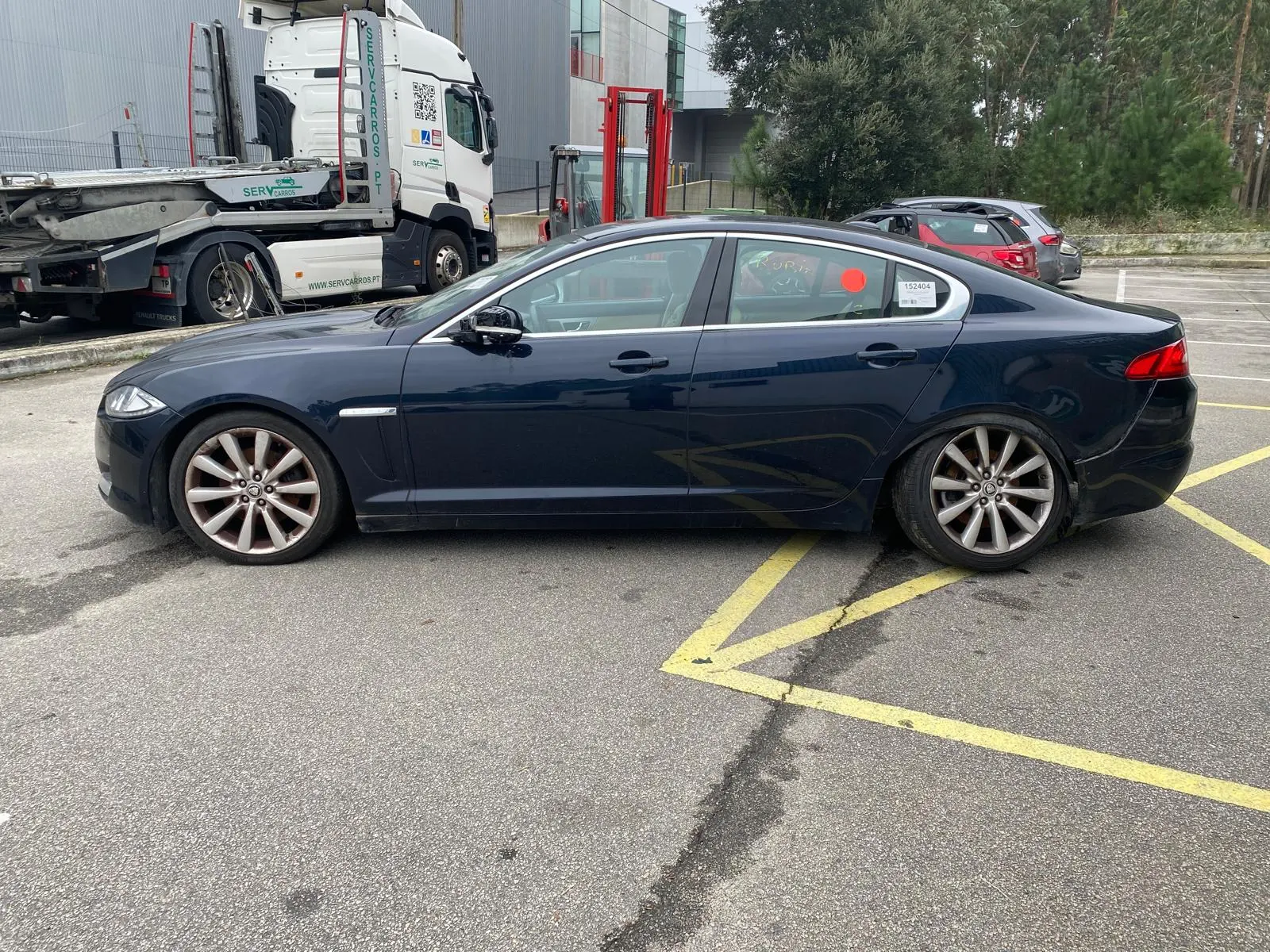 Elevalunas trasero izquierdo JAGUAR XF (X250)