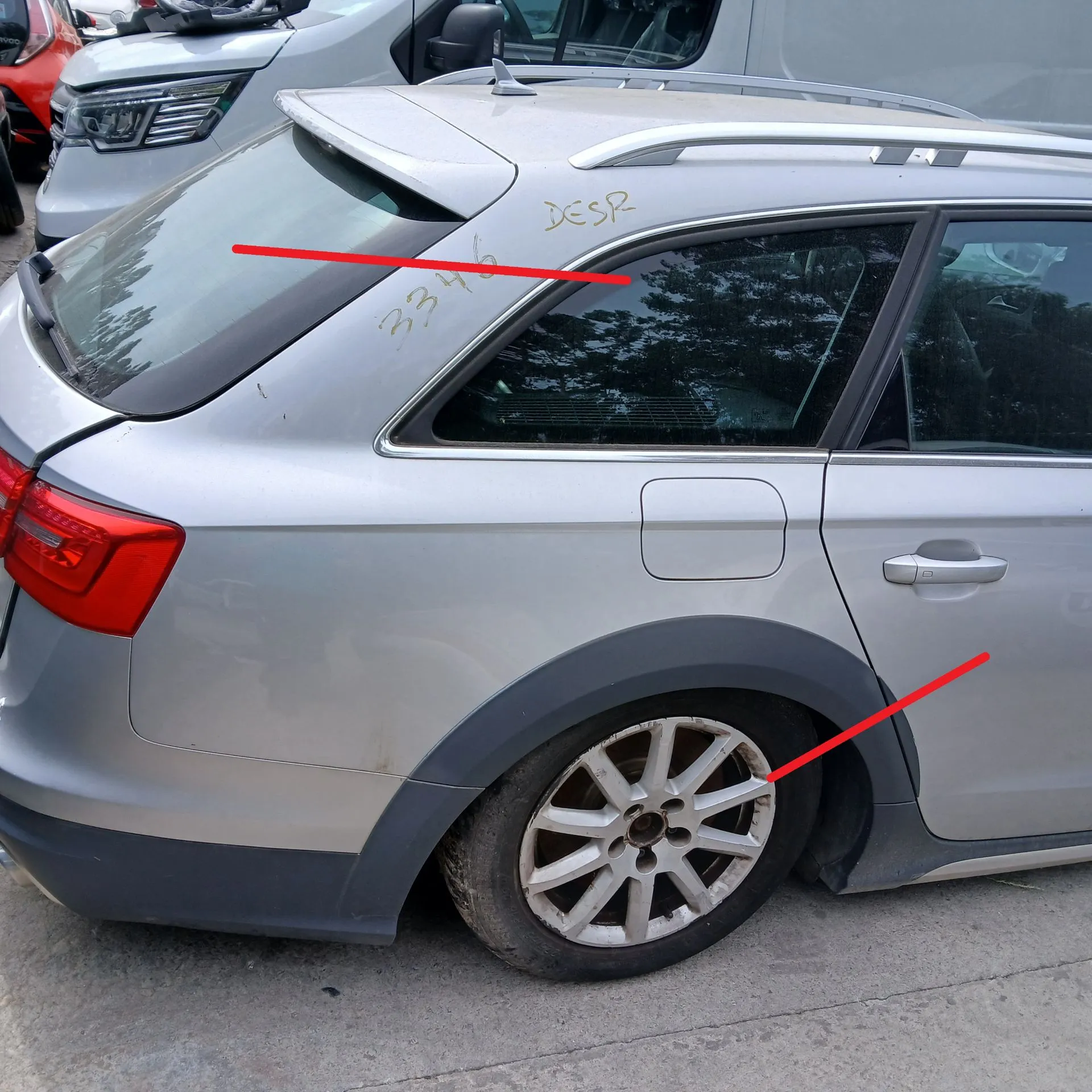 Painel trás direito AUDI A6 Allroad (4GH, 4GJ, C7)