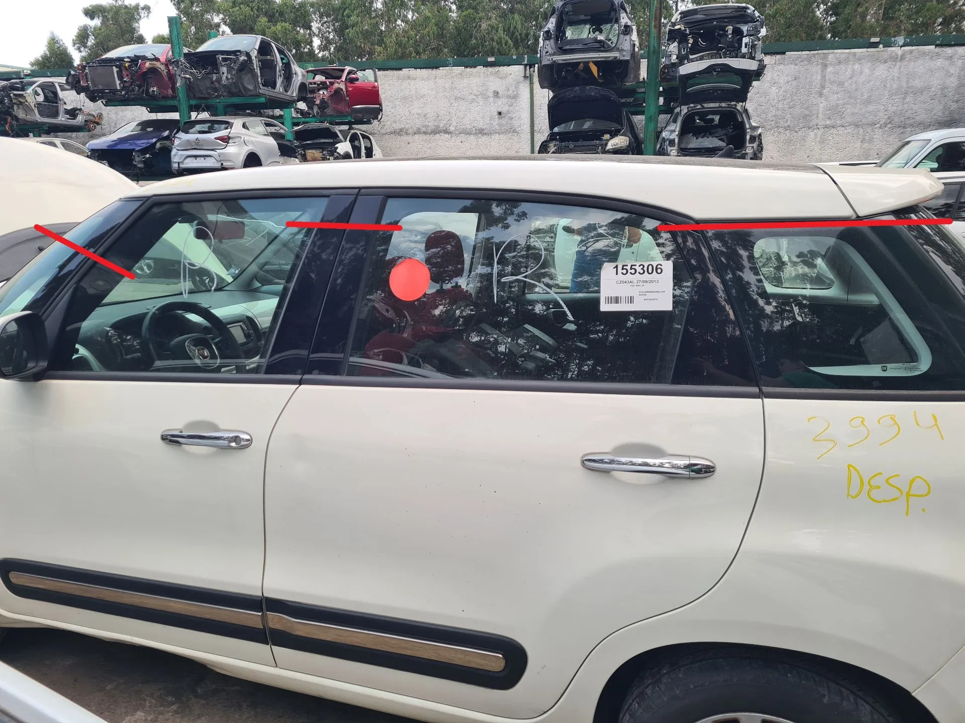 Tetto FIAT 500L (351_, 352_)