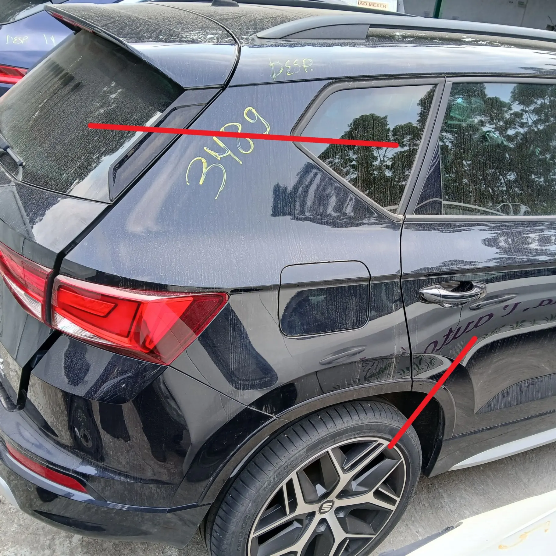 Panneau arrière Droite SEAT Ateca (KH7)