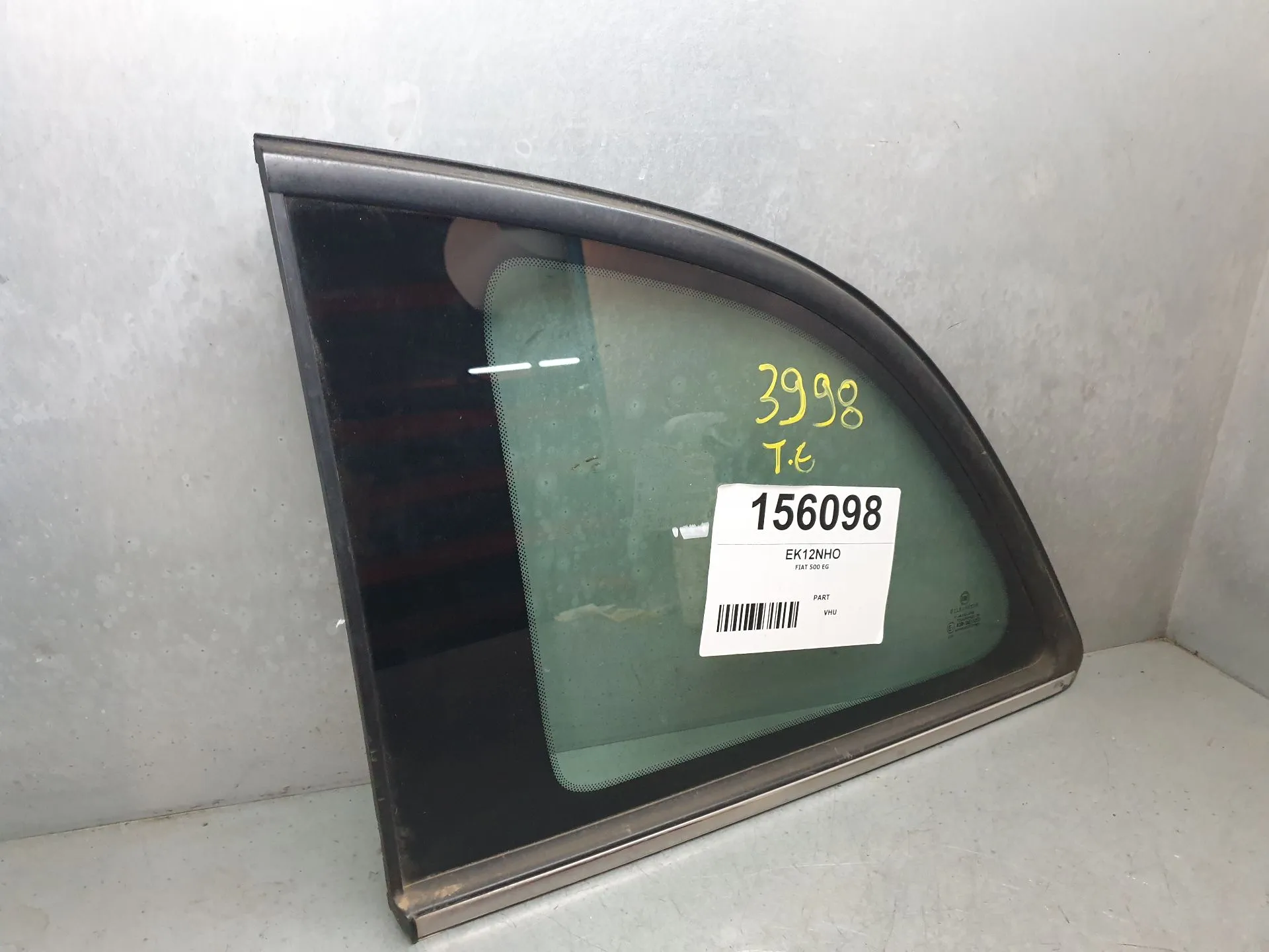 Vitre de custode arrière gauche FIAT 500 (312_)
