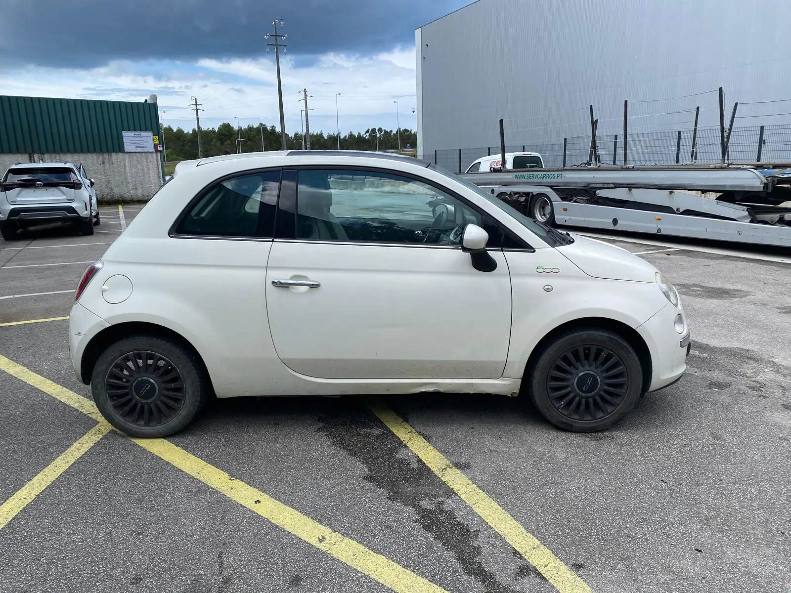 Alzavetro anteriore destro FIAT 500 (312_)
