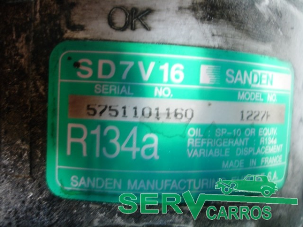 Compresseur AC PEUGEOT 206 (2A/C) Imagem-2