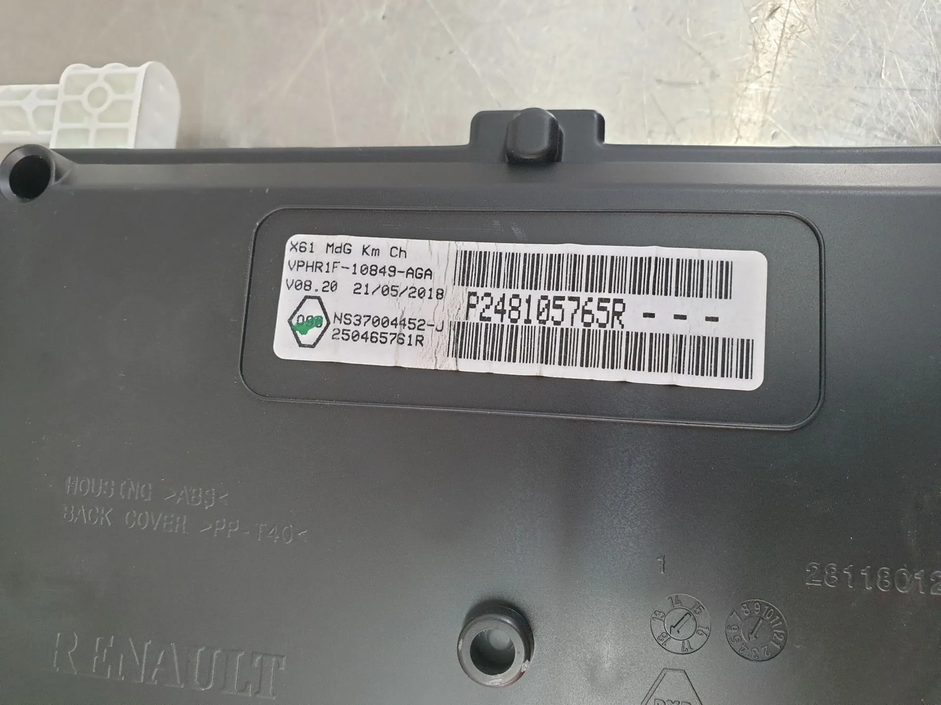 Quadrante / painel de instrumentos RENAULT Kangoo Express (FW0/1_) Imagem-5