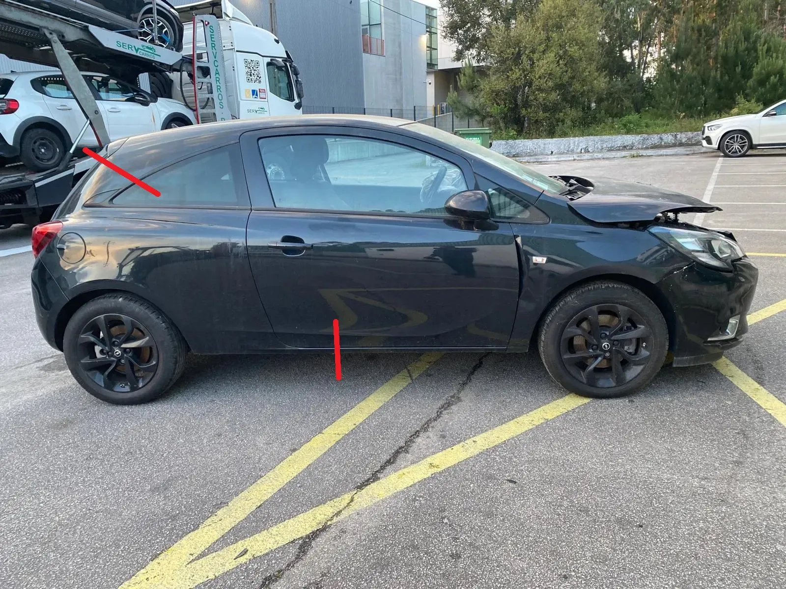 Pannello posteriore destro OPEL Corsa E