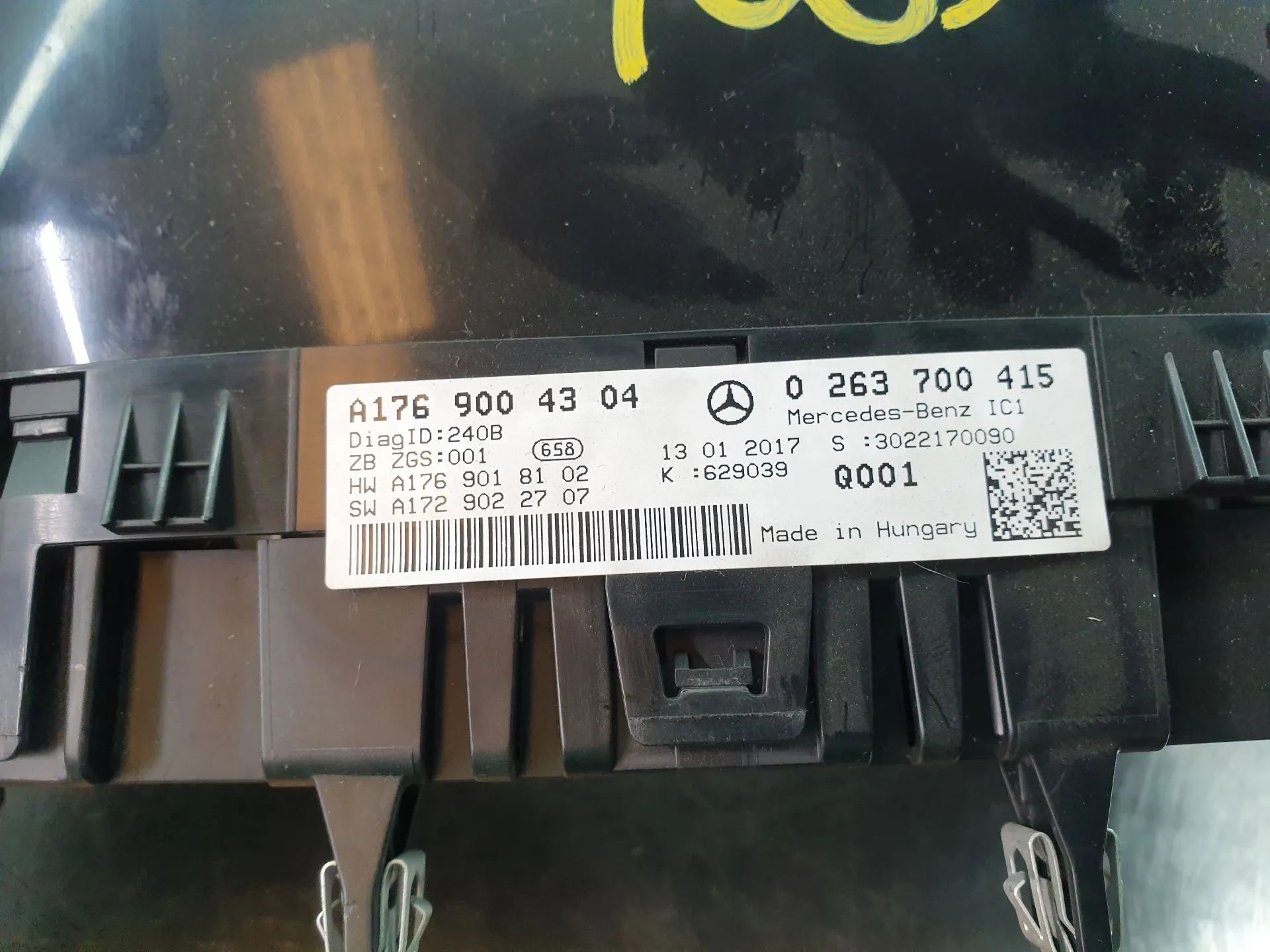 Quadrante / painel de instrumentos MERCEDES-BENZ Classe A (W176) Imagem-5