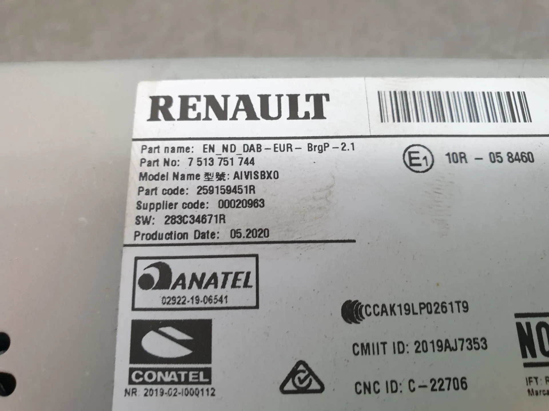 Kit Auto-rádio RENAULT Clio V (BF_) Imagem-7