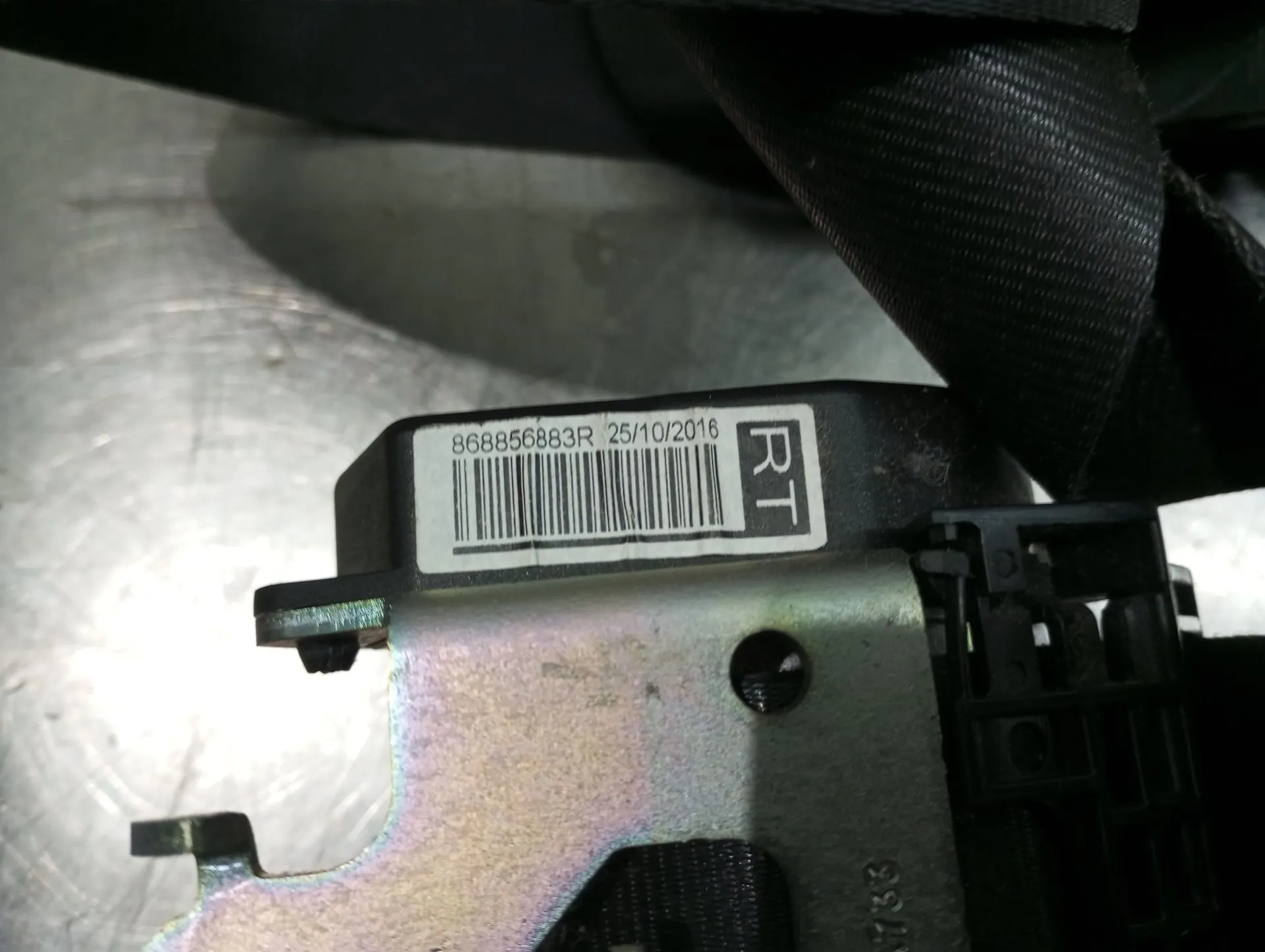 Left front seatbelt pretensioner RENAULT Clio IV (BH_) Imagem-2
