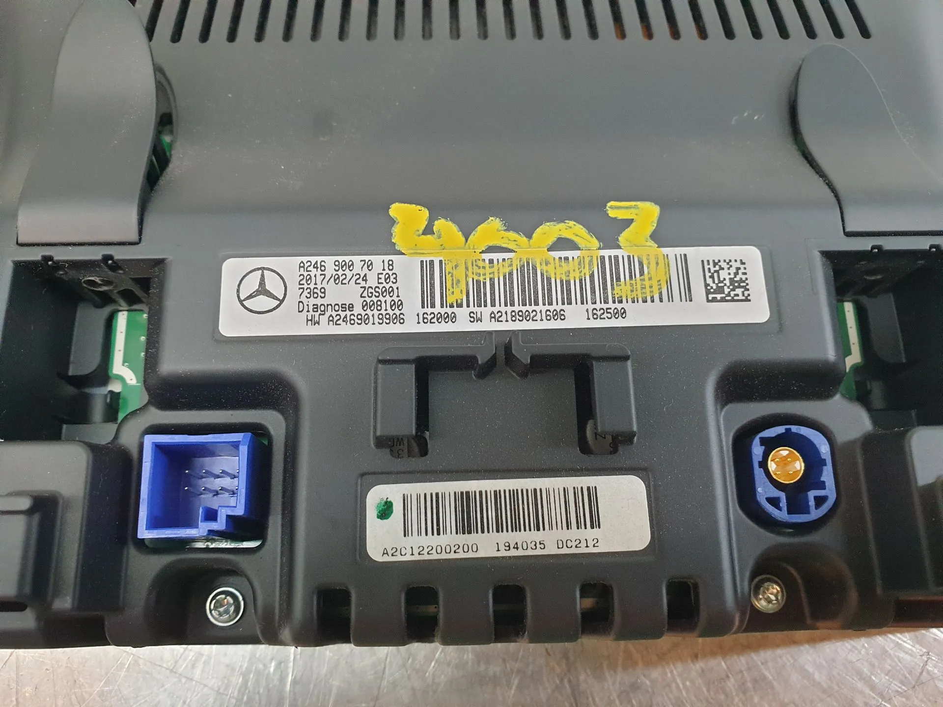 Display Monitor MERCEDES-BENZ Classe A (W176) Imagem-3