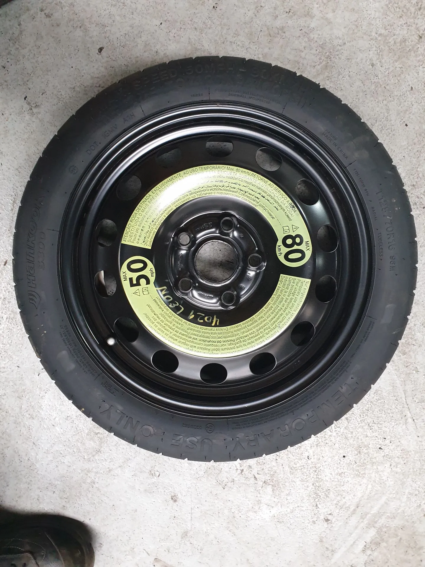 Ruota di scorta SEAT Leon (5F1)