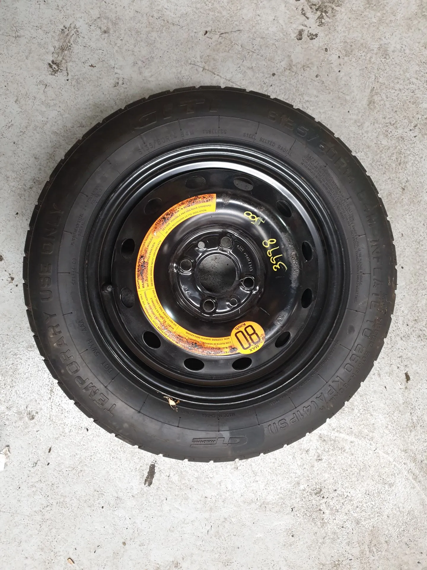 Ruota di scorta FIAT 500 (312_)