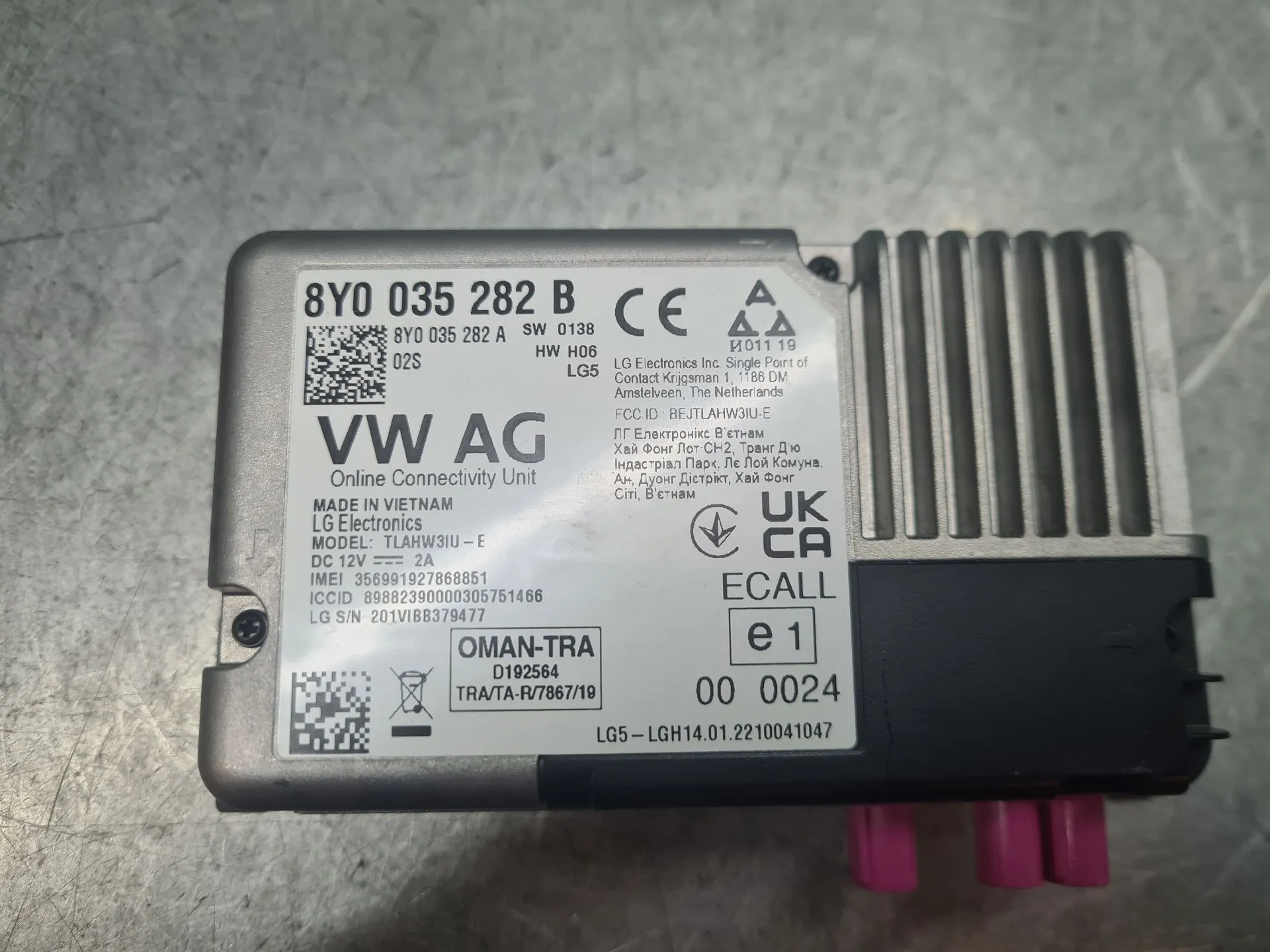 Generic Unit Module AUDI A3 Sportback (8YA) Imagem-4