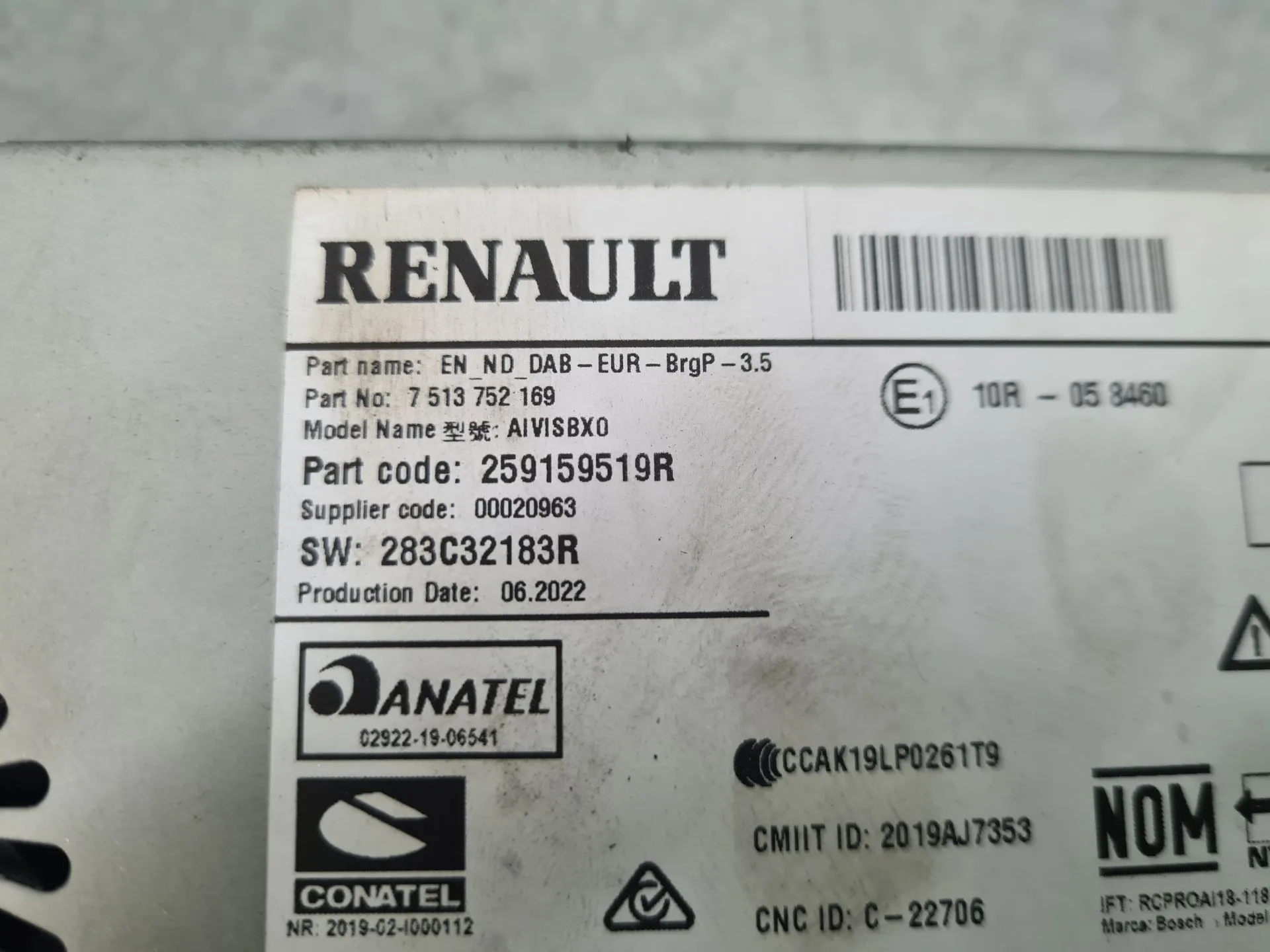 Kit Auto-rádio RENAULT Clio V (BF_) Imagem-7