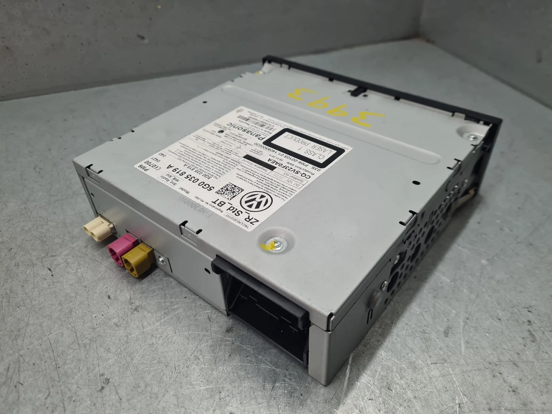 Radio / Autoradio VOLKSWAGEN Golf VII (5G1, BQ1, BE1, BE2) Imagem-2