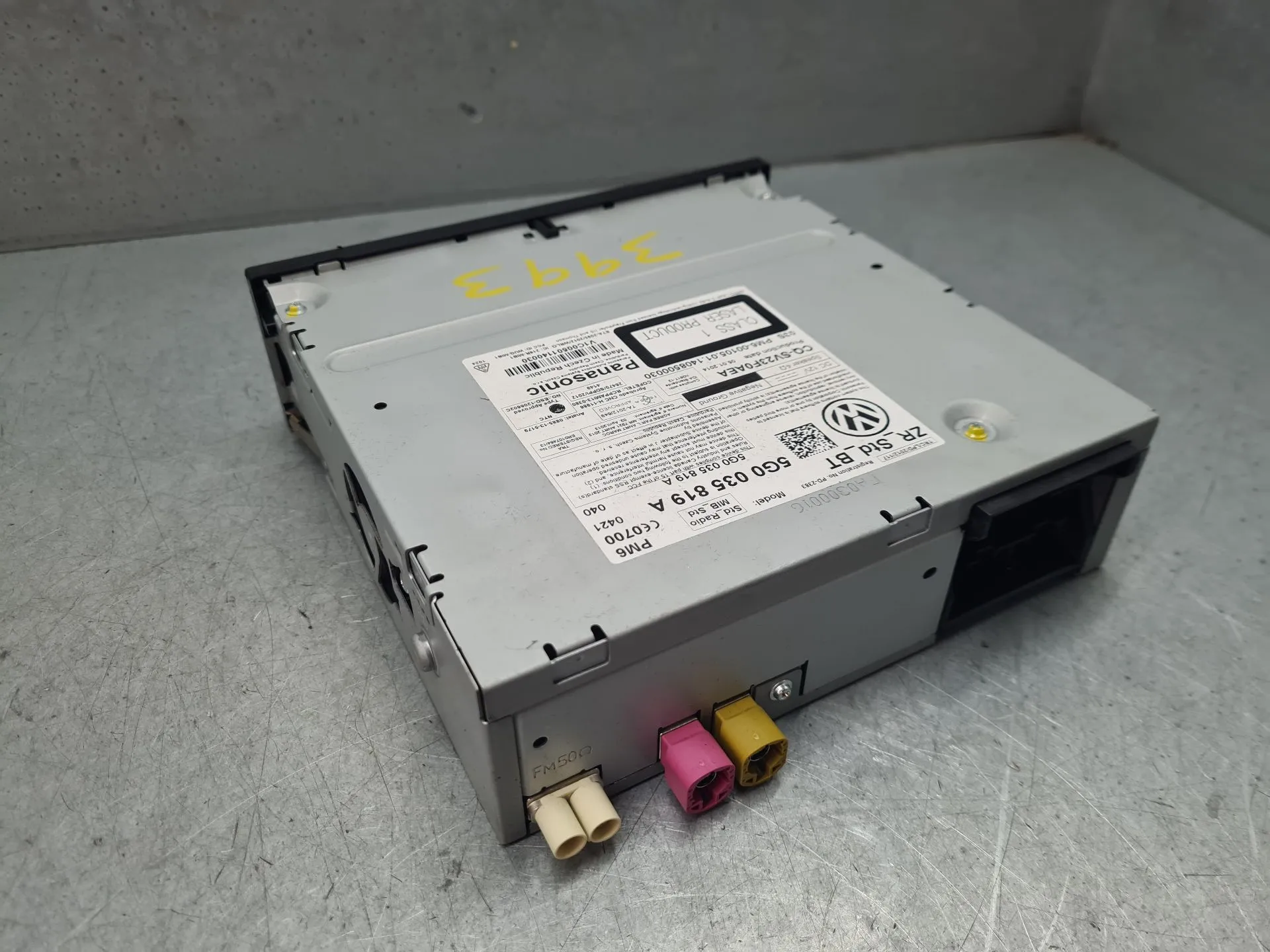 Radio / Autoradio VOLKSWAGEN Golf VII (5G1, BQ1, BE1, BE2) Imagem-3