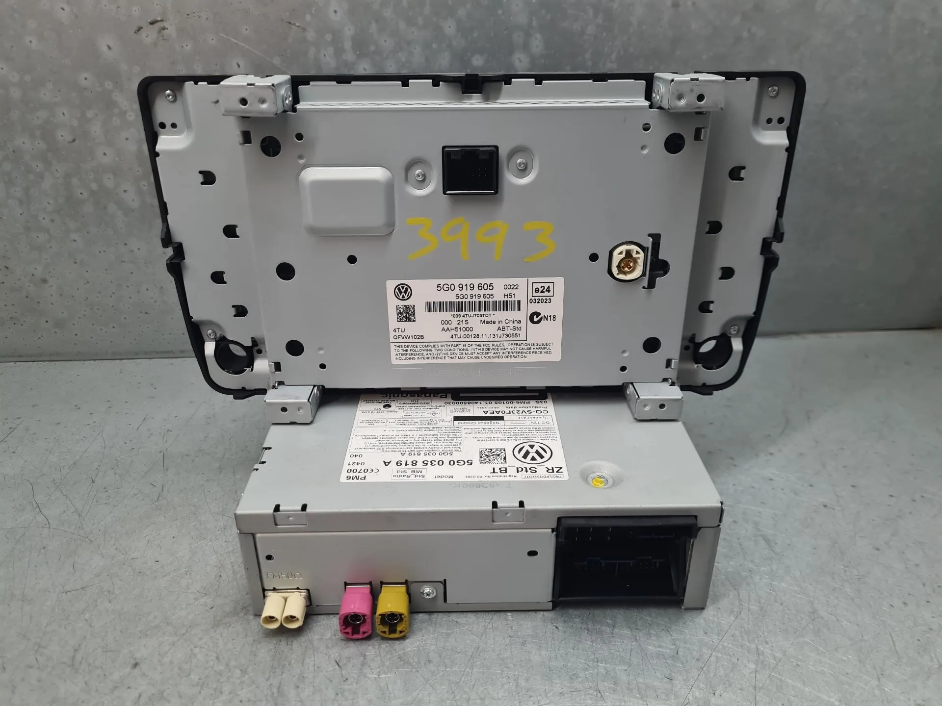 Kit Auto-rádio VOLKSWAGEN Golf VII (5G1, BQ1, BE1, BE2) Imagem-1