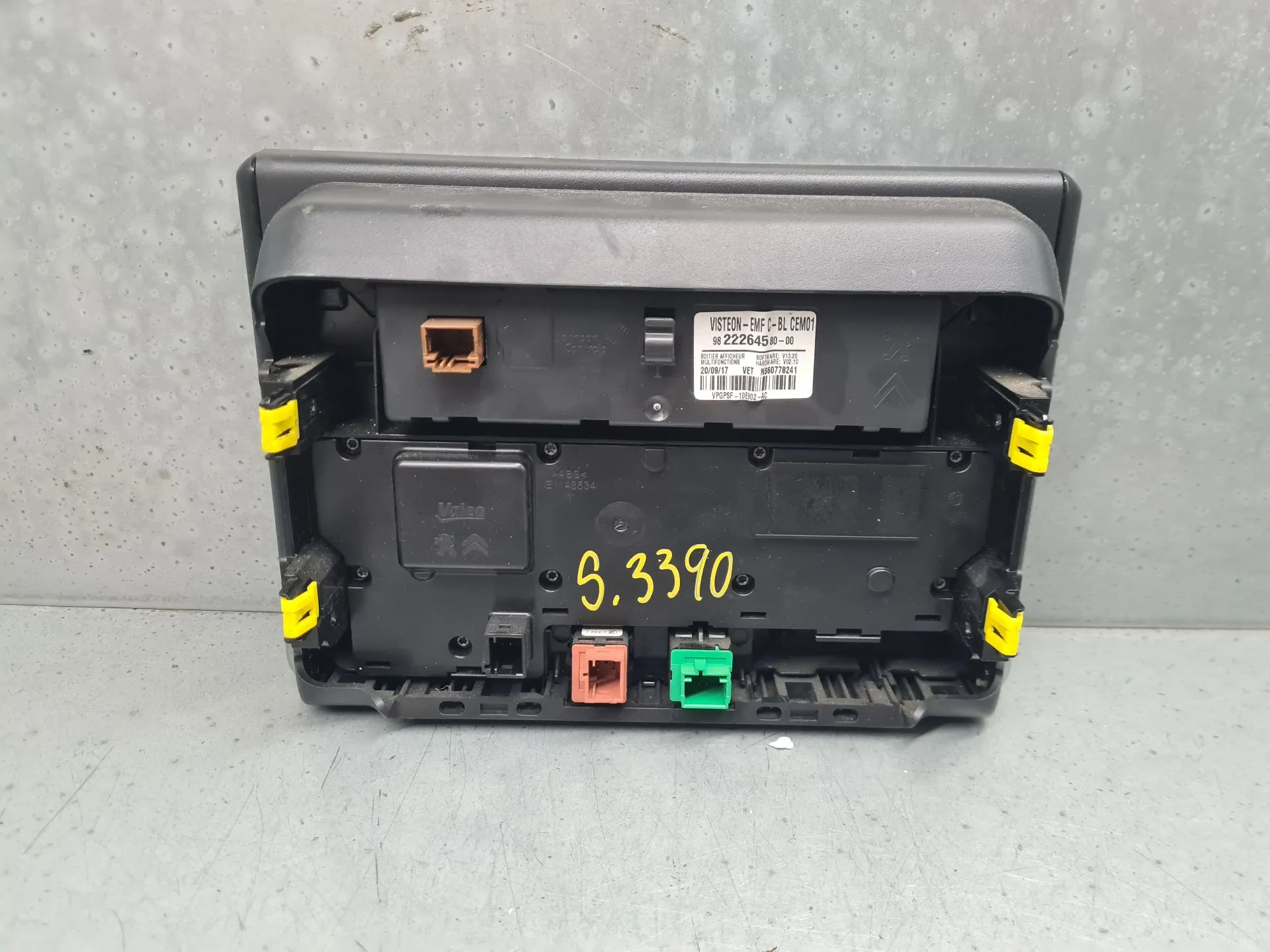 Display Monitor CITROËN C3 III (SX) Imagem-3