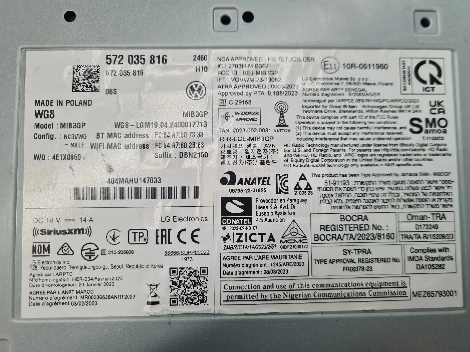 Kit Auto-rádio VOLKSWAGEN Golf VIII Variant (CG5) Imagem-6