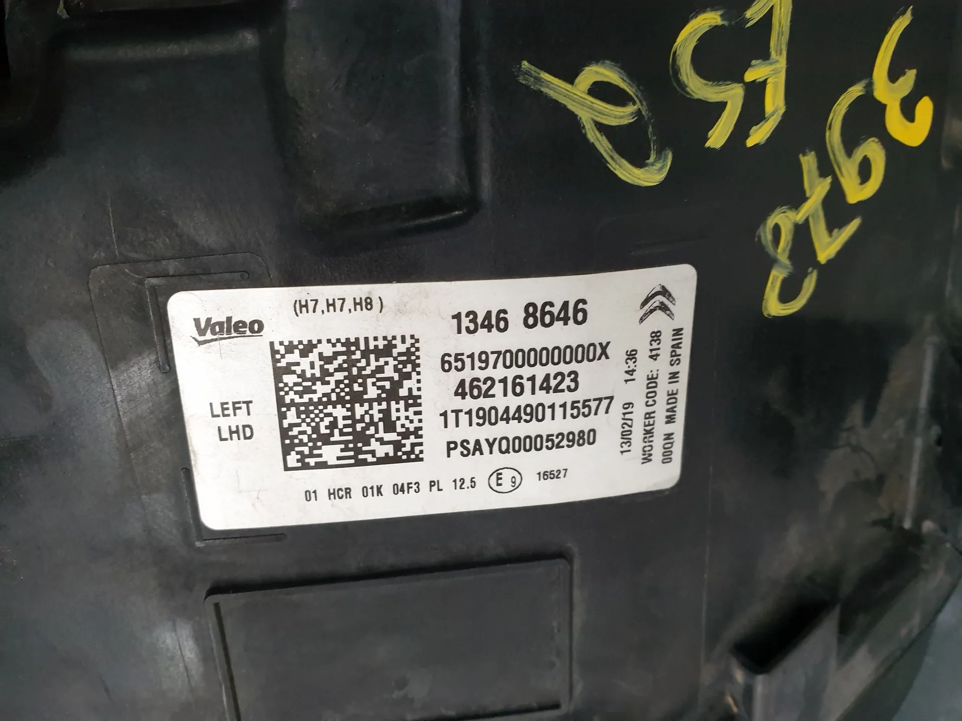 Faro anteriore sinistro CITROËN C3 Aircross II (2R_, 2C_) Imagem-7