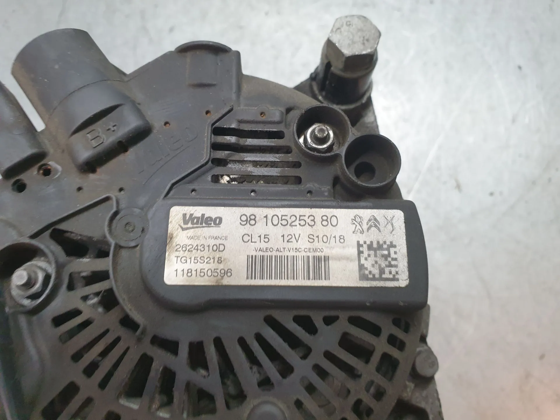 Alternador PEUGEOT Expert Imagem-3