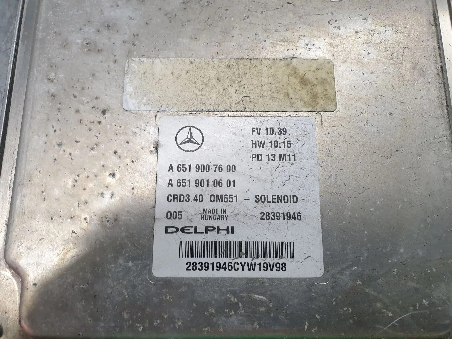 Centralina motor / ECU MERCEDES-BENZ Classe A (W176) Imagem-2