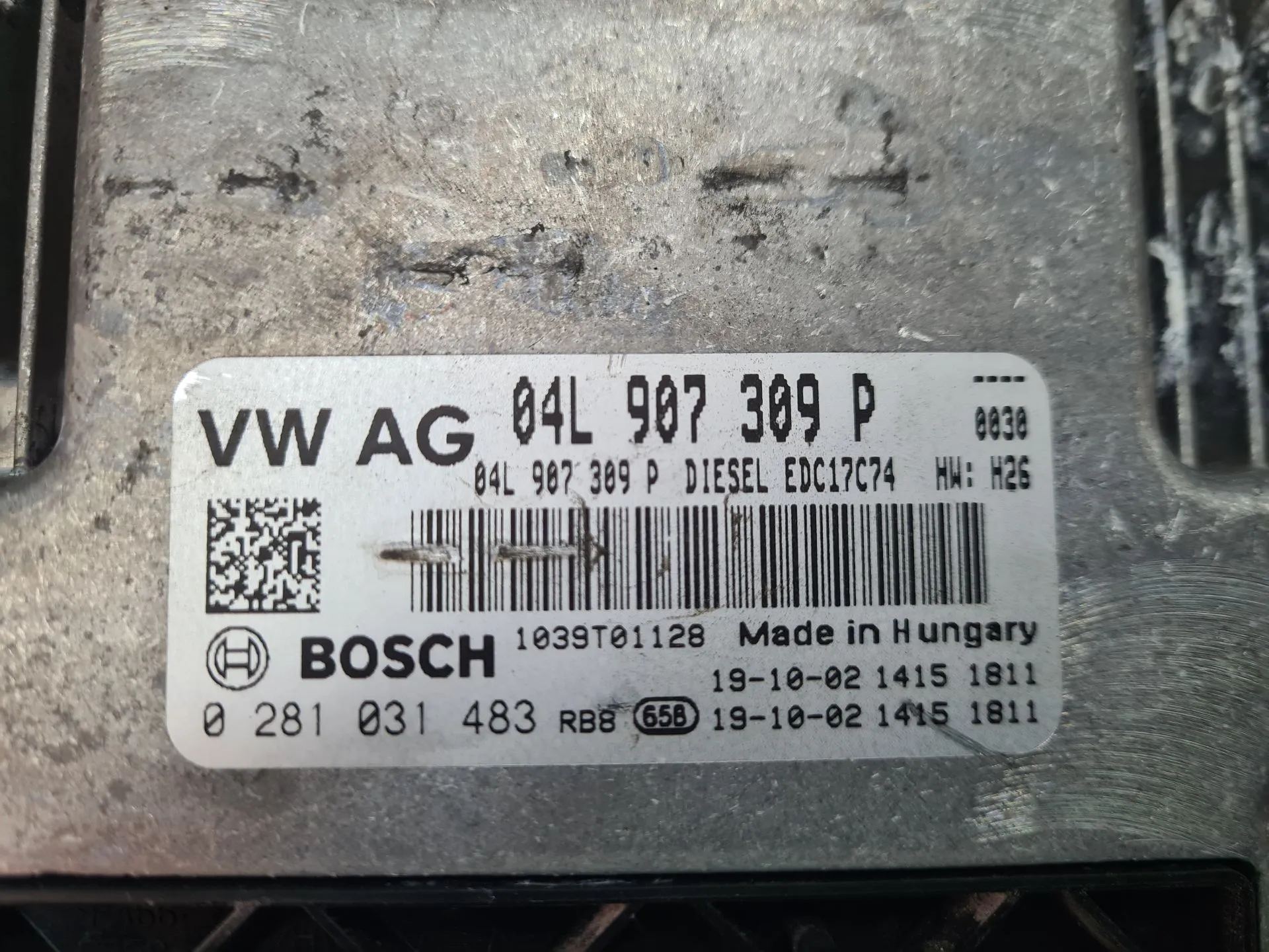 Calculateur /  Unité de contrôle moteur SEAT Ateca (KH7) Imagem-3