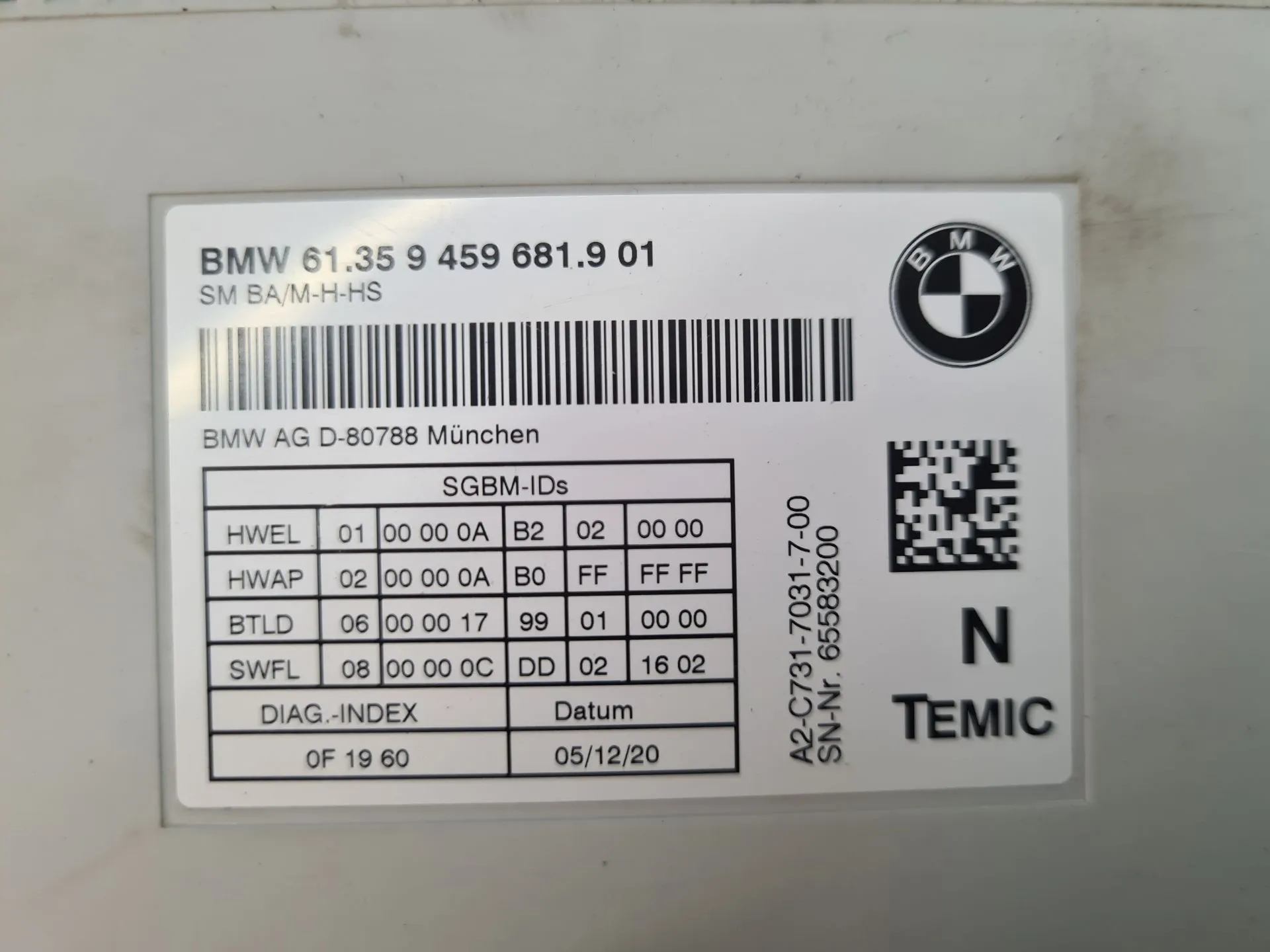 Module commande de siège BMW X1 (F48) Imagem-3