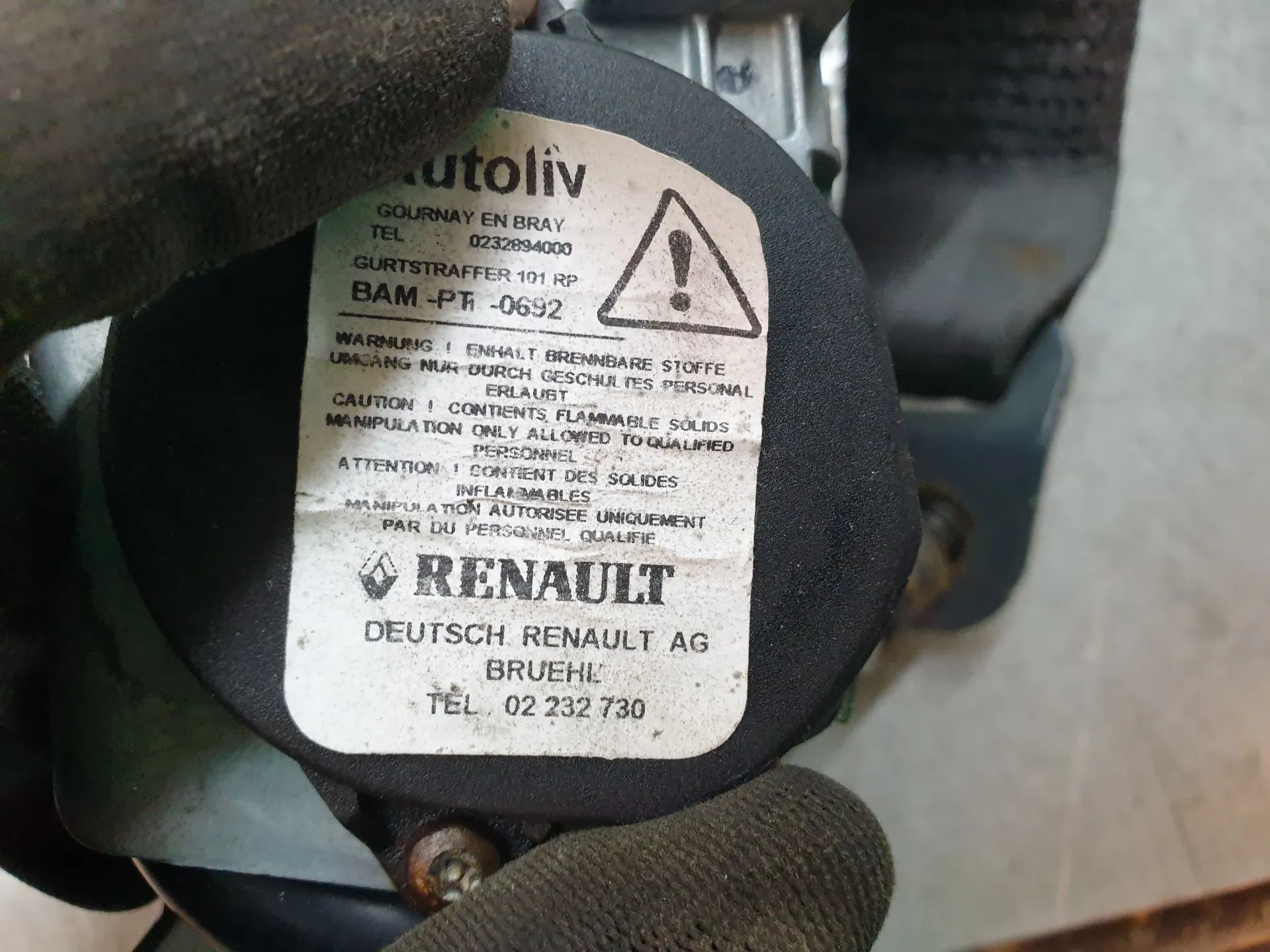 Kit de Airbags DACIA Lodgy (JS_) Imagem-12