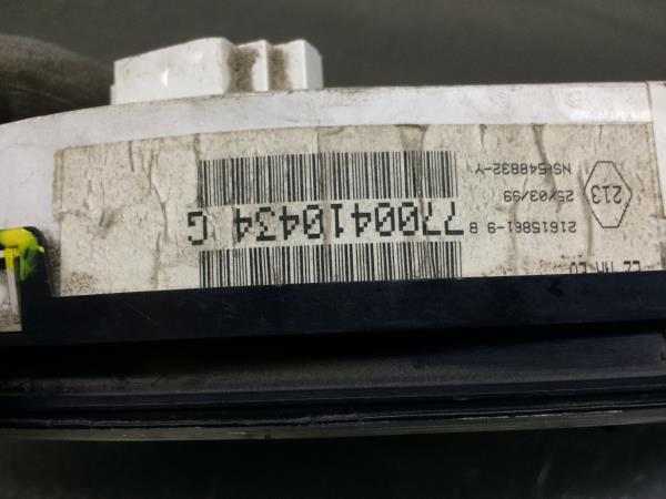 Quadrante / painel de instrumentos RENAULT Clio I (B/C57_, 5/357_) Imagem-4