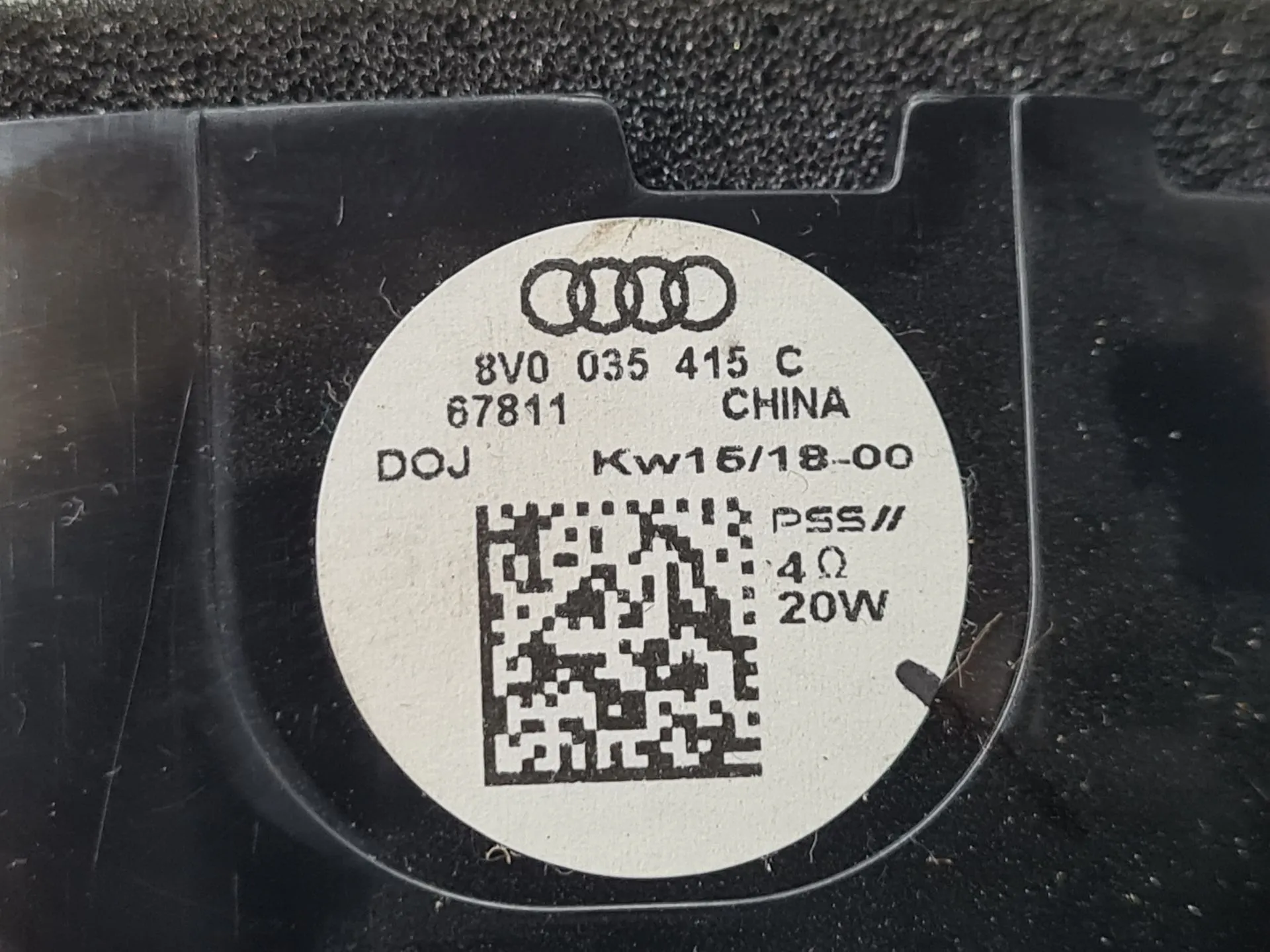 Sound system column / Speakers AUDI A3 Sportback (8VA, 8VF) Imagem-2