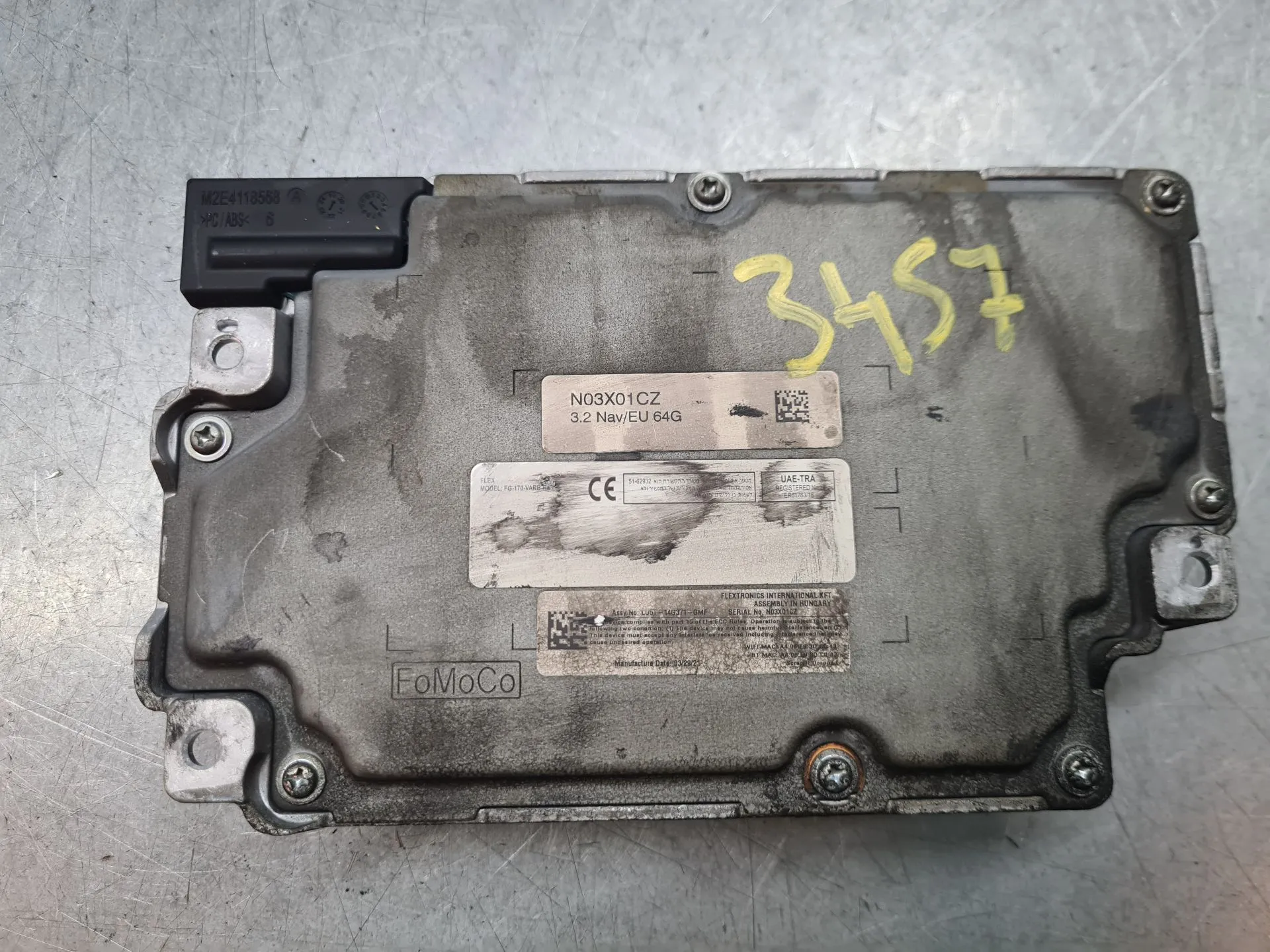 Módulo / leitor de navegação do GPS FORD Puma (J2K, CF7)