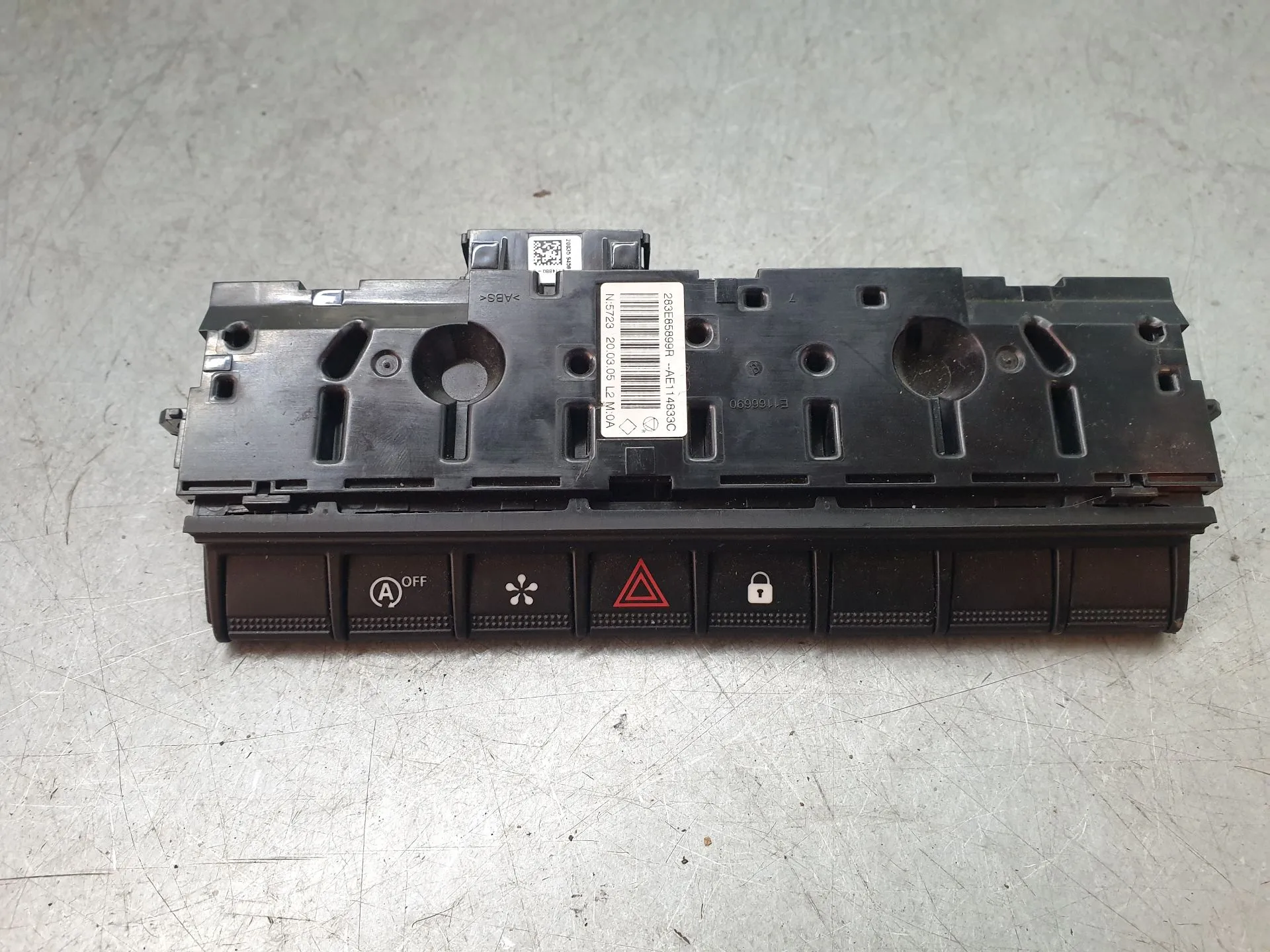 Botão / interruptor 4 piscas RENAULT Clio V (BF_) Imagem-1