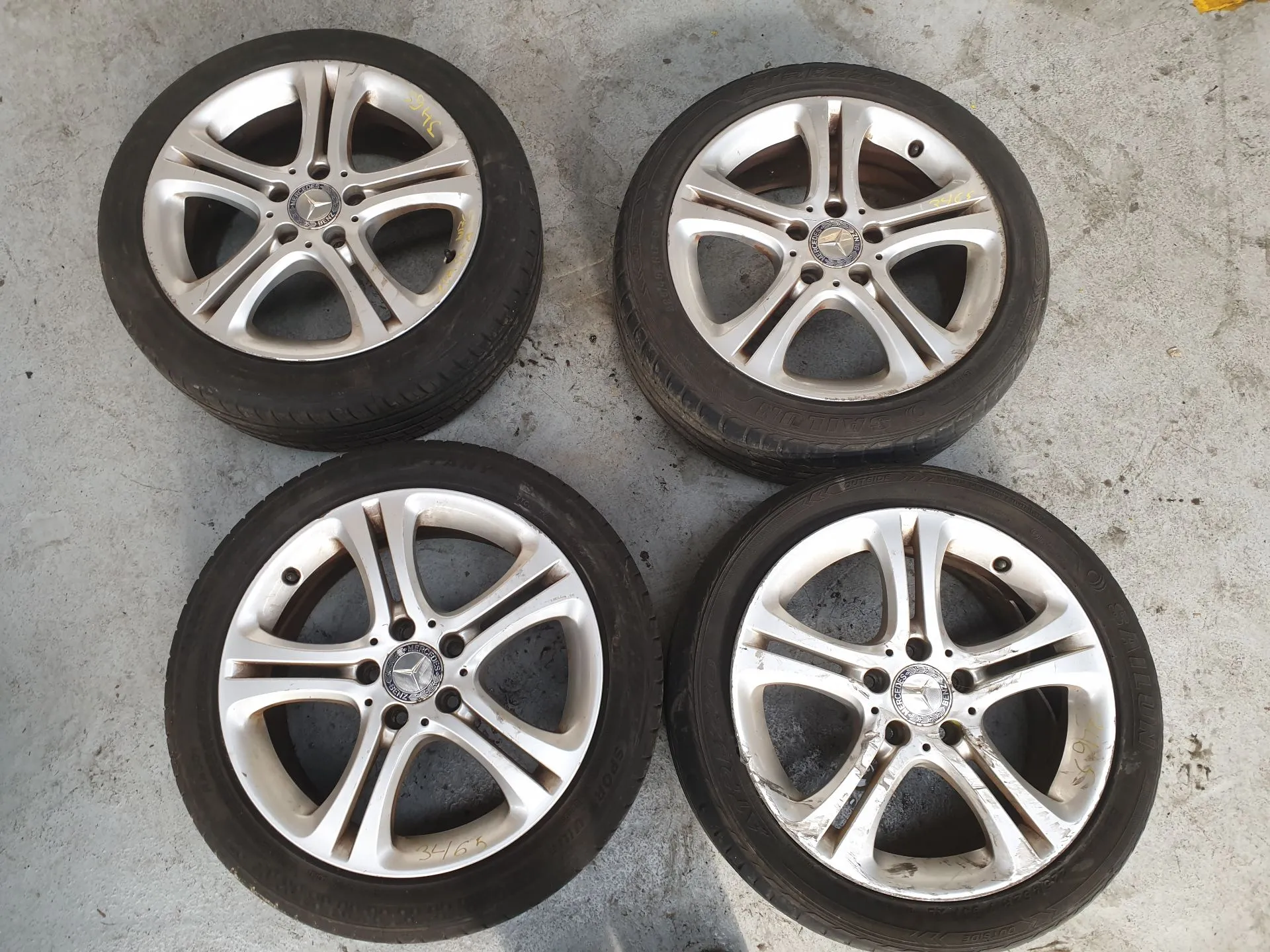 Conjunto Jantes Especiais MERCEDES-BENZ Classe A (W176)