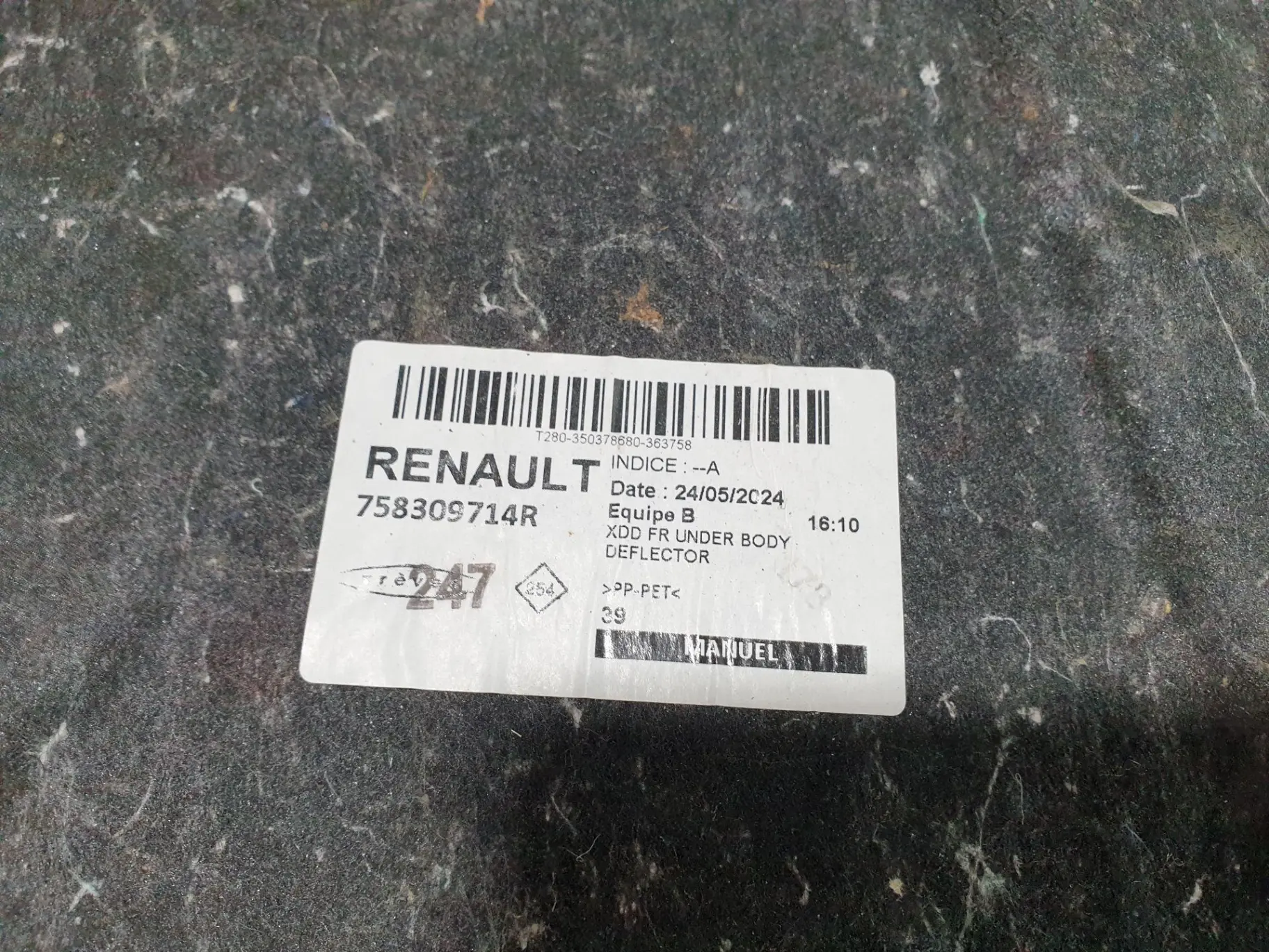 Engine underbody shielding RENAULT Master IV (F8__) Imagem-1