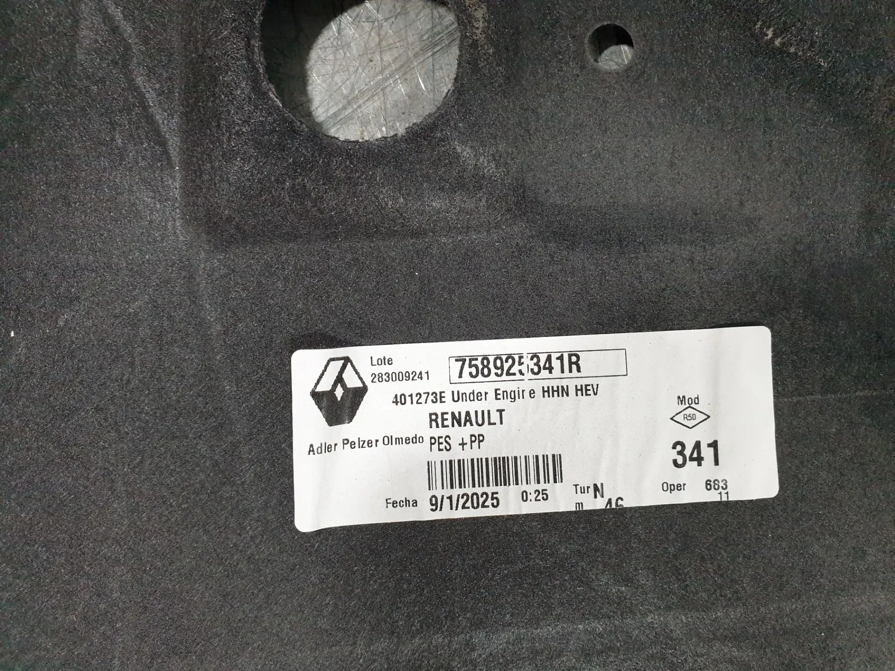 Engine underbody shielding RENAULT Austral Imagem-2