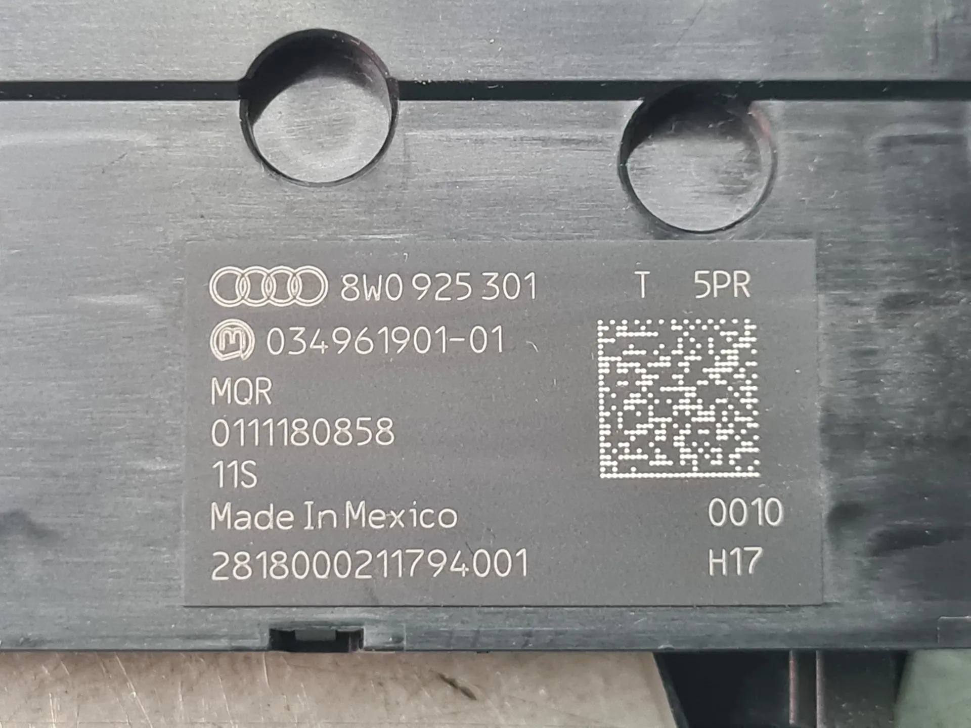 Comando / botão / interruptor multifunções AUDI A4 (8W2, 8WC, B9) Imagem-5