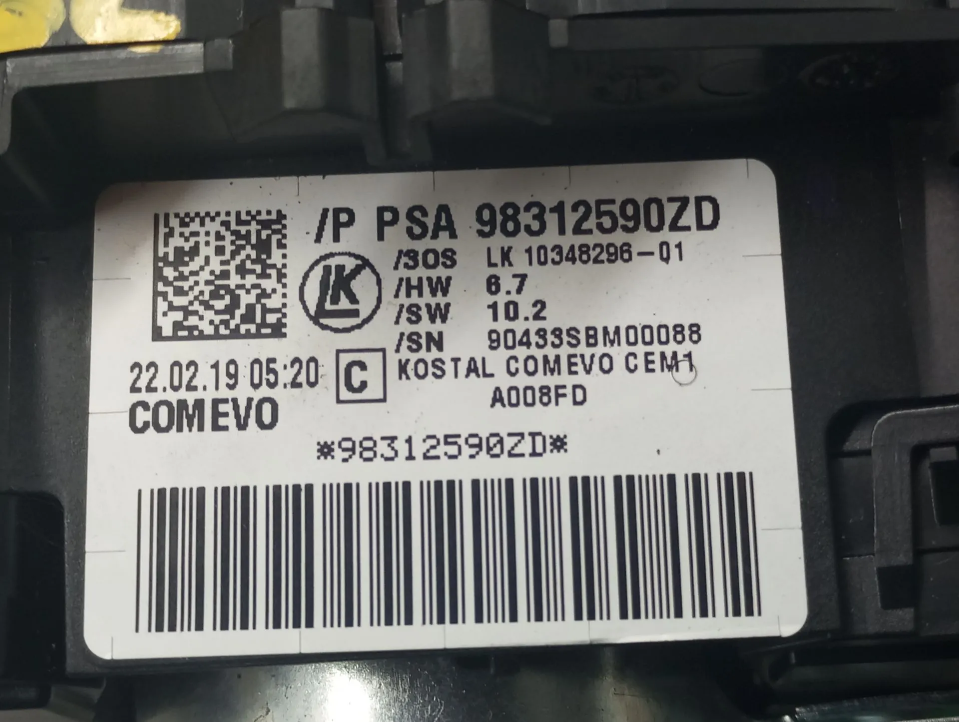 Fita de airbags CITROËN C3 III (SX) Imagem-5