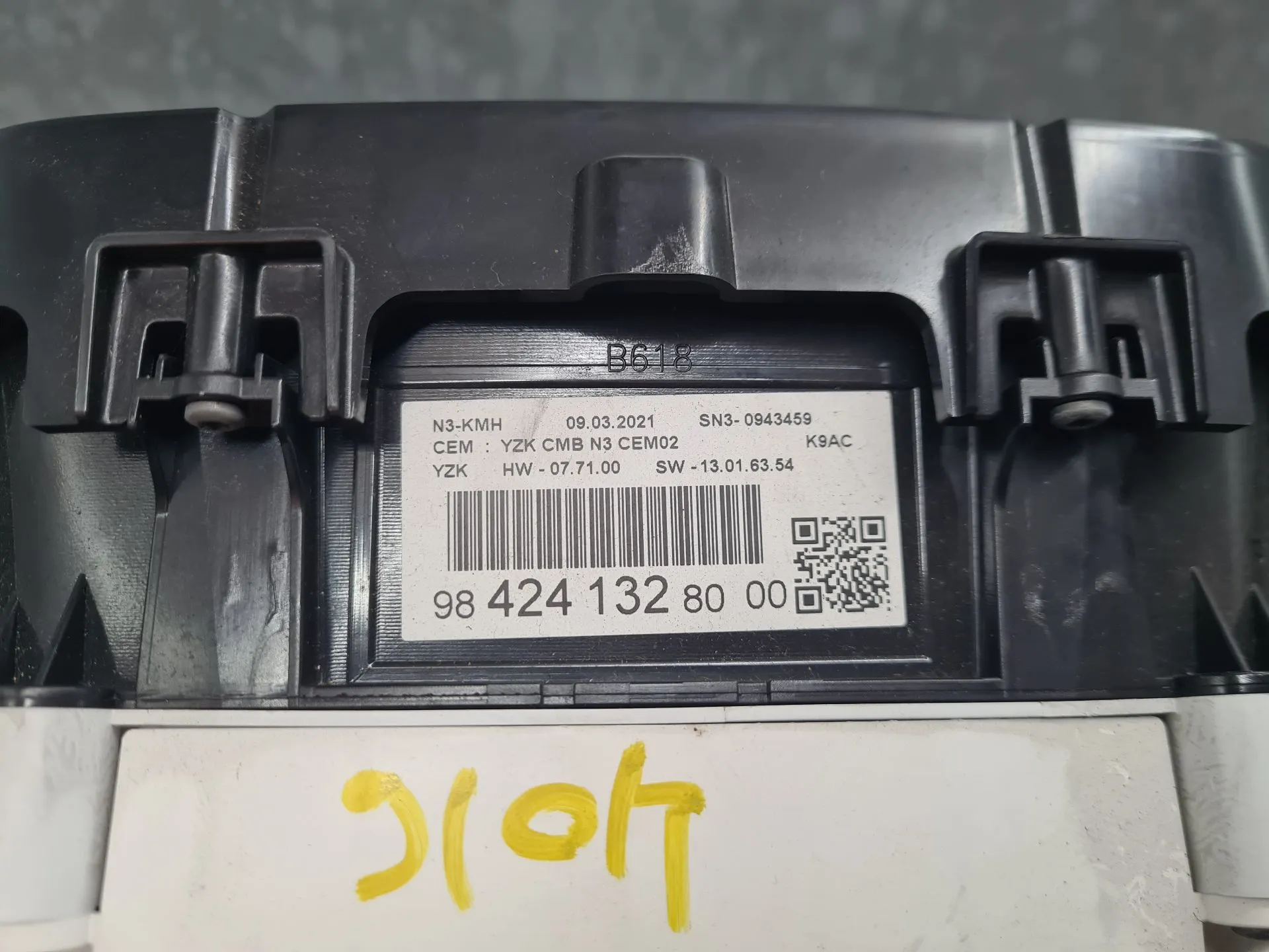 Quadrante / painel de instrumentos CITROËN Berlingo Van (K9) Imagem-6