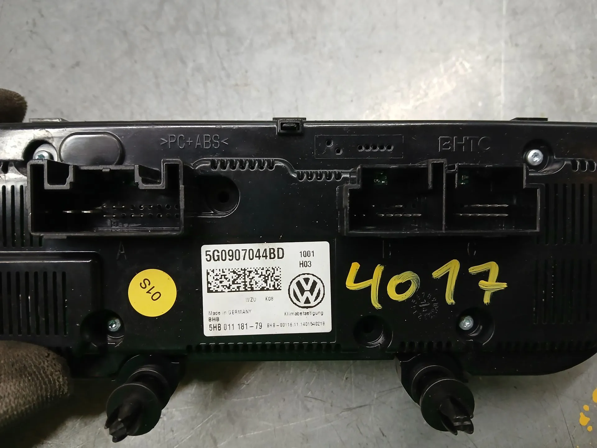 Comando chauffage / sofagem VOLKSWAGEN Golf VII (5G1, BQ1, BE1, BE2) Imagem-4