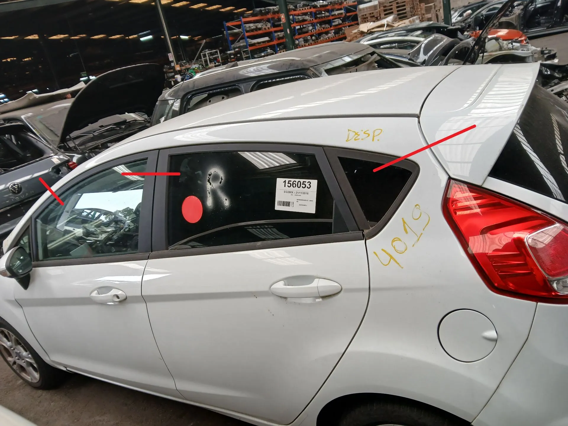 Roof FORD Fiesta VI (CB1, CCN)
